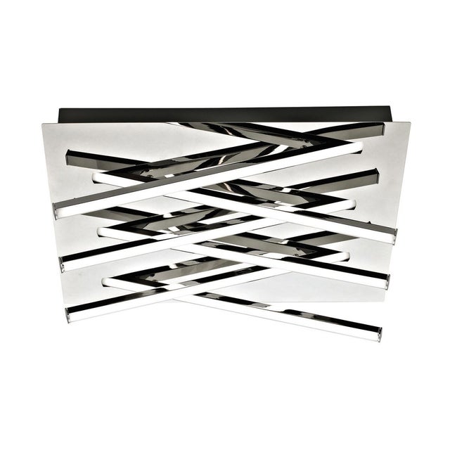 Plafoniera LED Otok Ø 35 cm argento IP20 bianco naturale INSPIRE