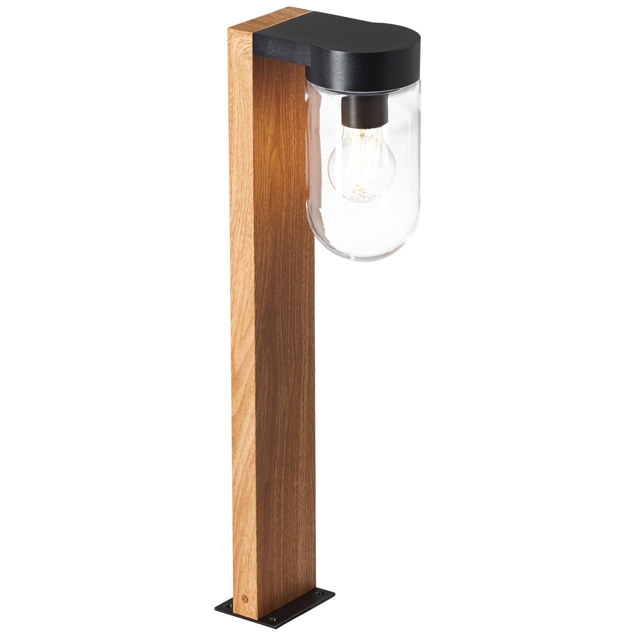 Lampione da giardino, Cabar H 55 cm, marrone, IP44 BRILLIANT - 5