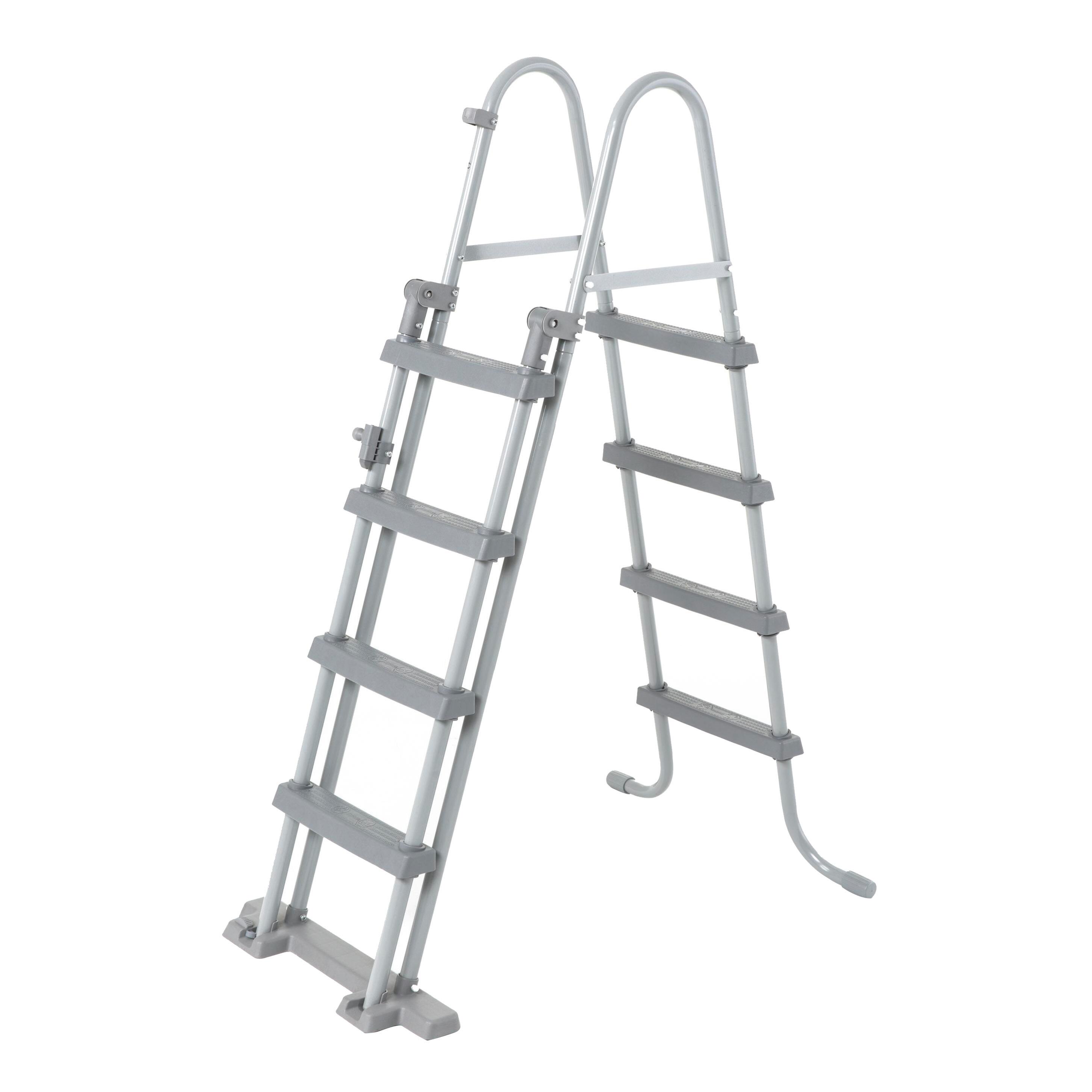 Mophorn Scala per piscina, scale a 4 gradini con doppio corrimano e