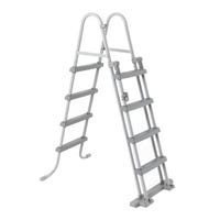 Scaletta per piscina fuori terra rigida in acciaio Gre ES1213 3 gradini Scaletta per piscina fuori terra rigida in acciaio Gre ES1213 3 gradini