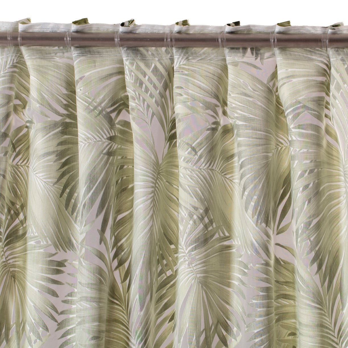 Tenda Tropic verde, passanti nascosti 140x295 cm - 7
