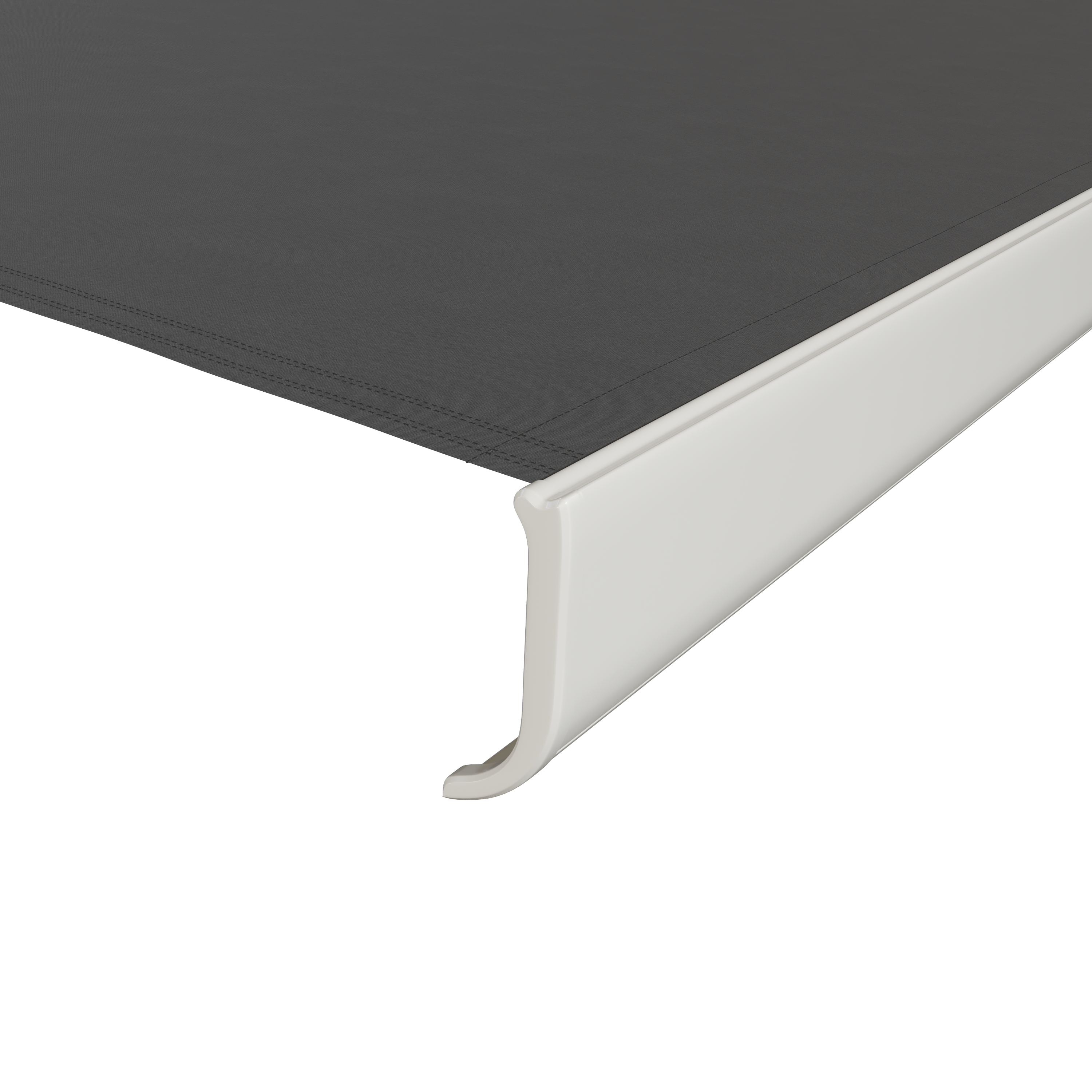 Toldo manual cofre NATERIAL NORI BRANCO COM TELA CINZA 4X3M - 16