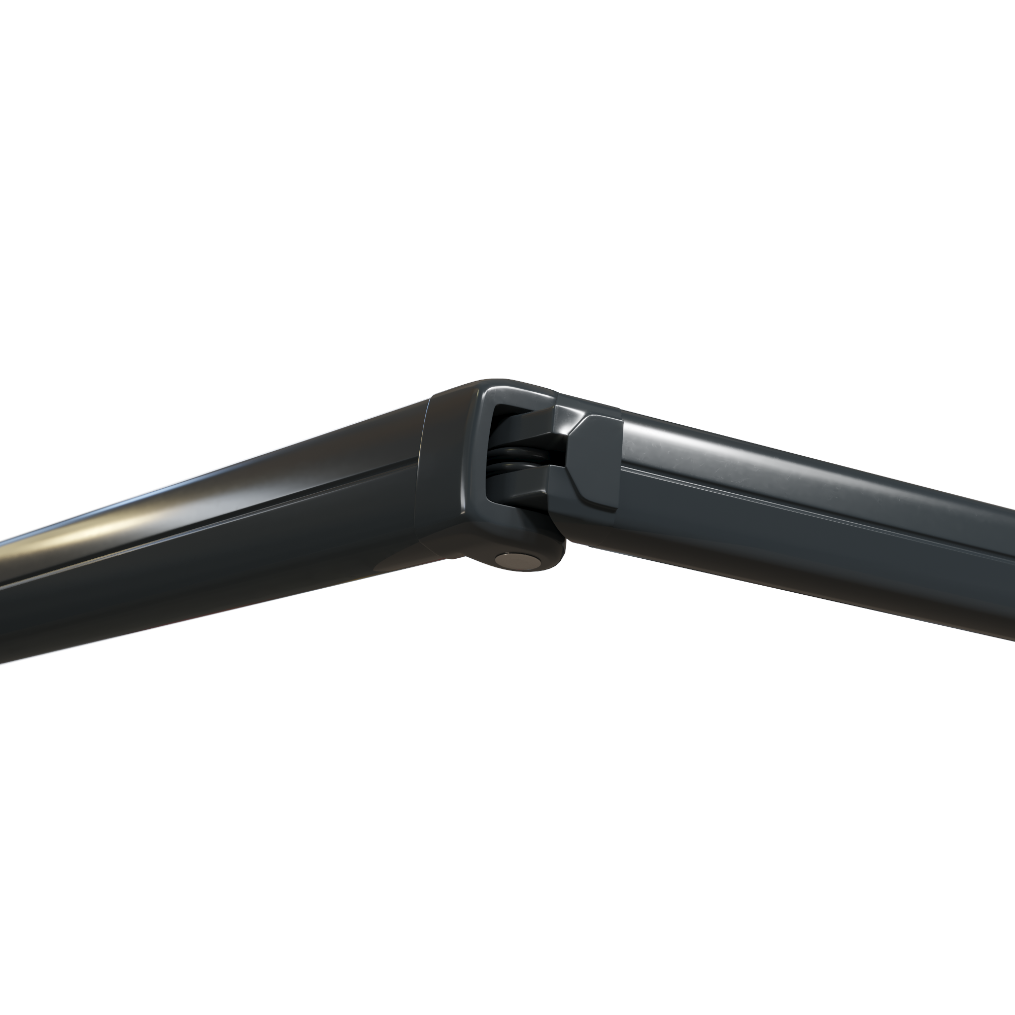 Store banne manuel 3.95 x 3 m Nori S gris, toile acrylique gris - 9