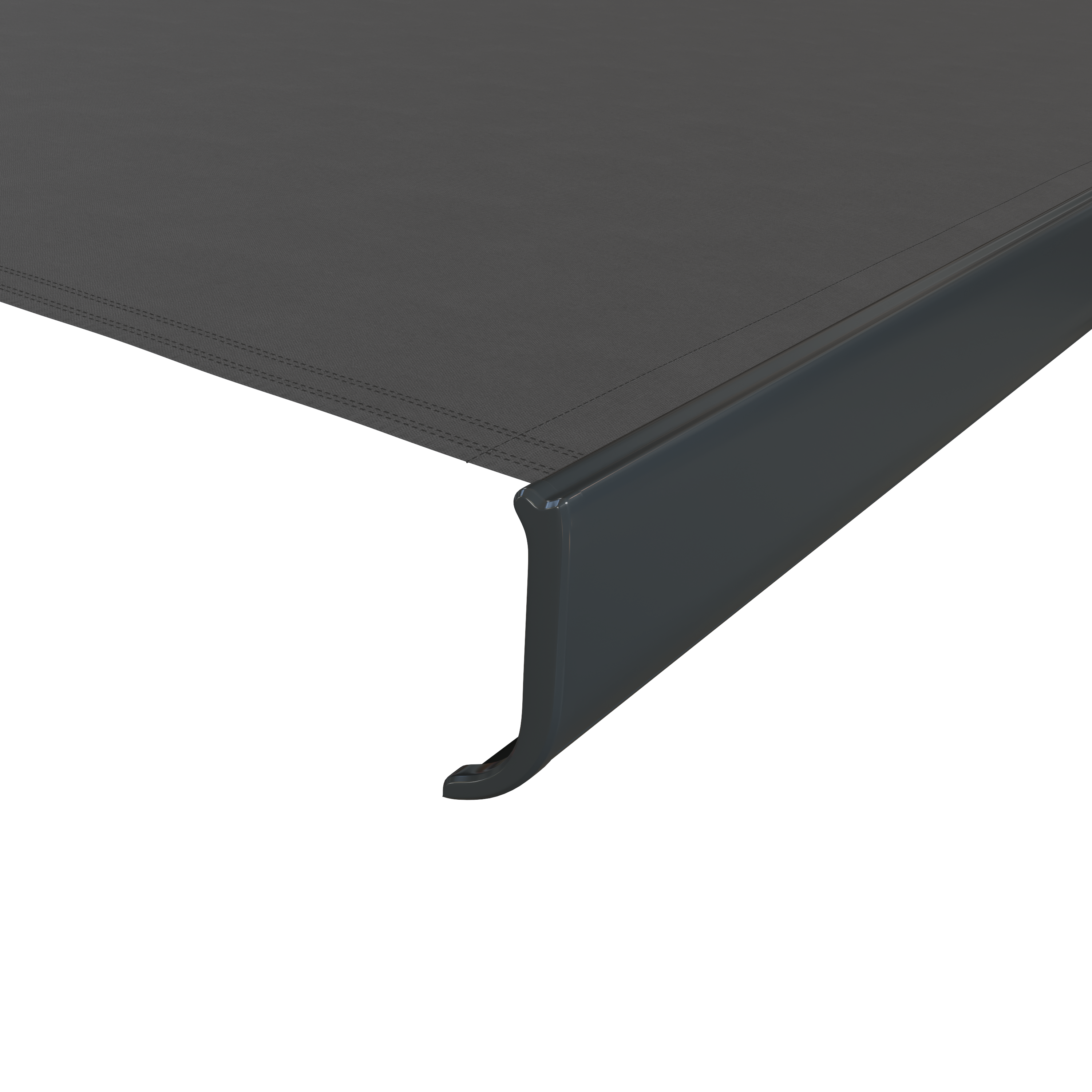 Store banne manuel 3.95 x 3 m Nori S gris, toile acrylique gris - 11