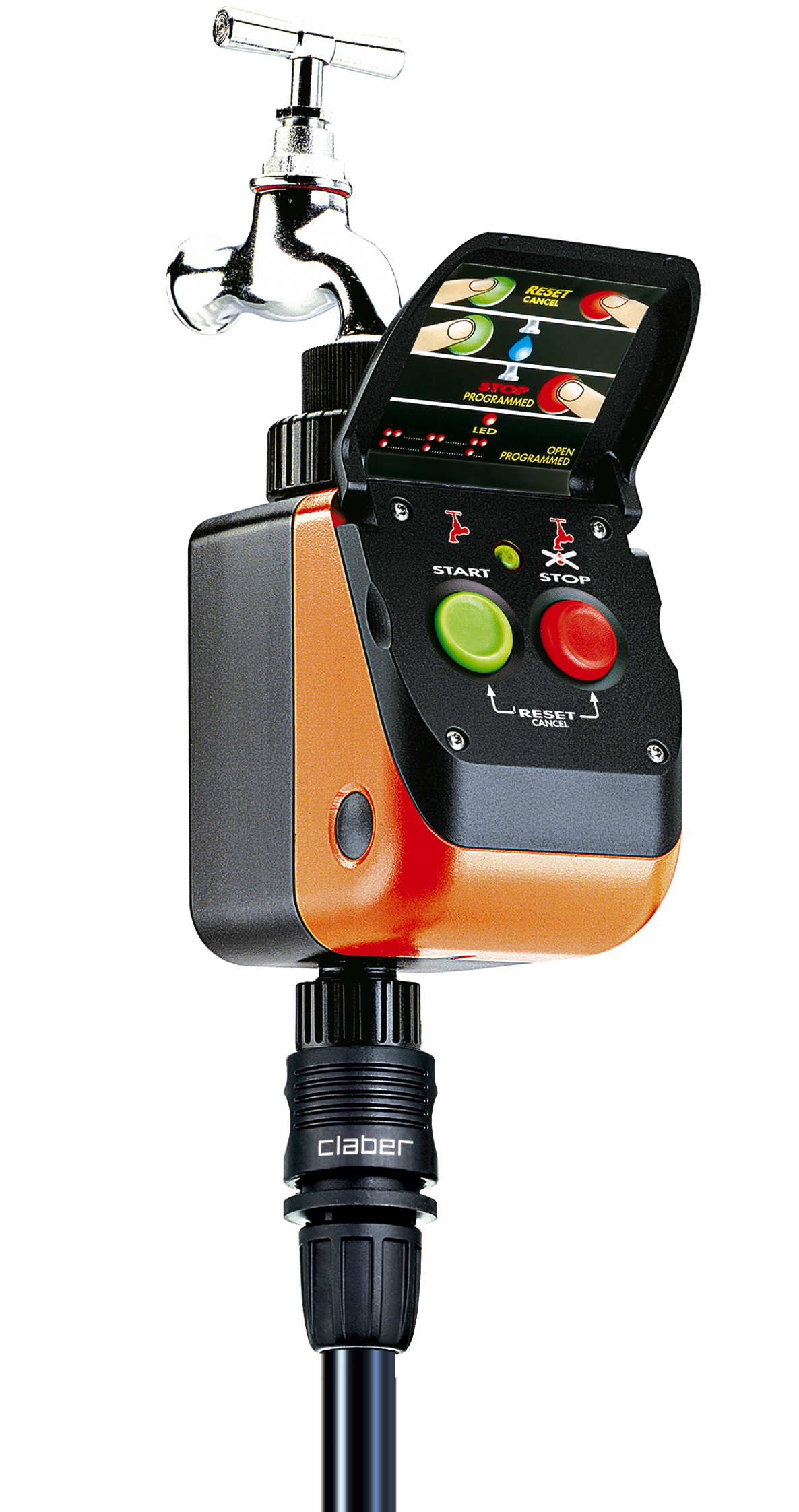 Programmatore per rubinetto batteria CLABER Pratico Plus 1 via - 3