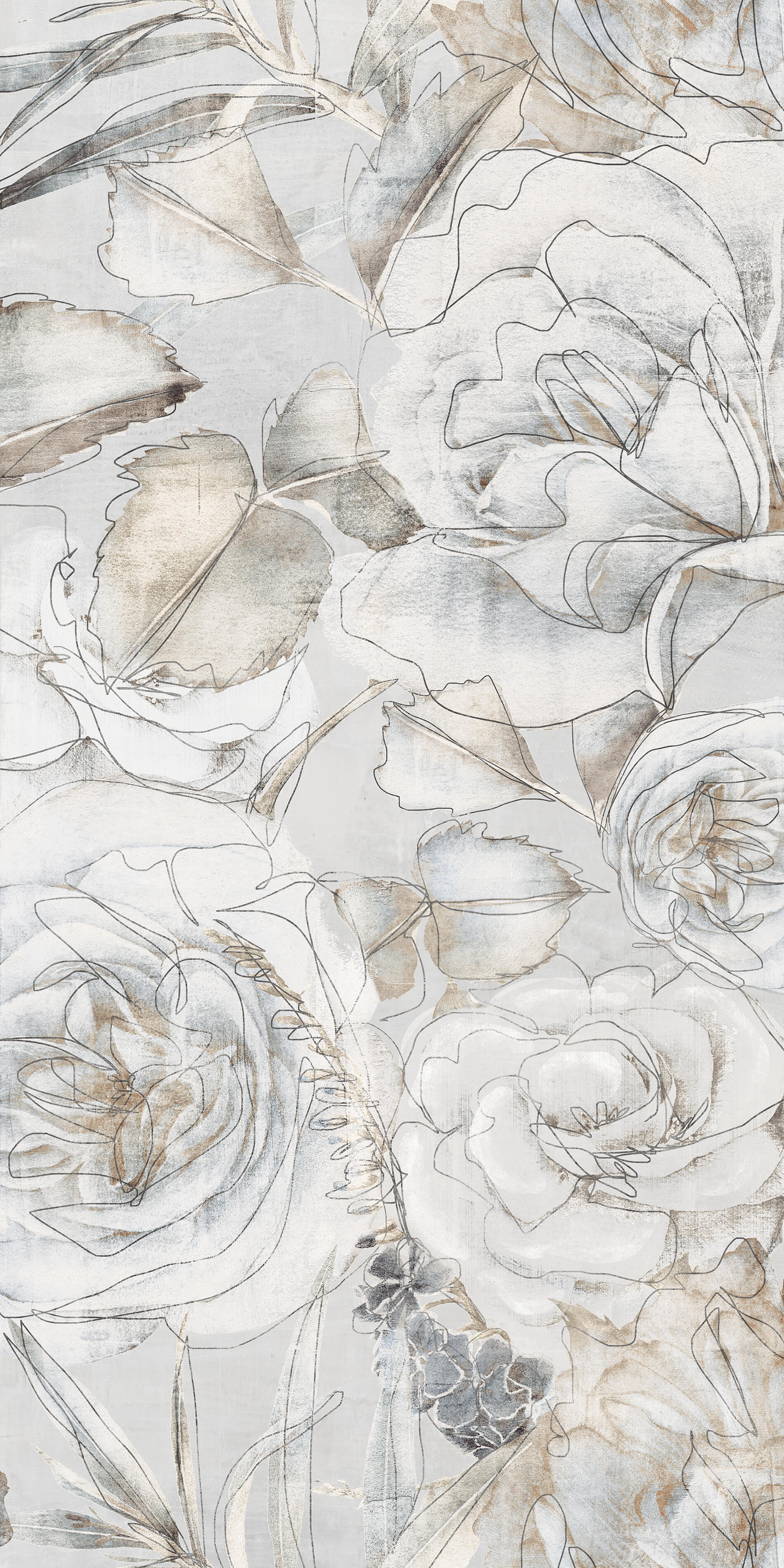 Piastrella da pavimento e rivestimento interno 61 x 122.2 cm Sp. 9 mm rettificato Universal Mirabel in gres porcellanato bianco e beige e grigio opaco traffico medio (pei 2/5) R9 1.49 mq - 7