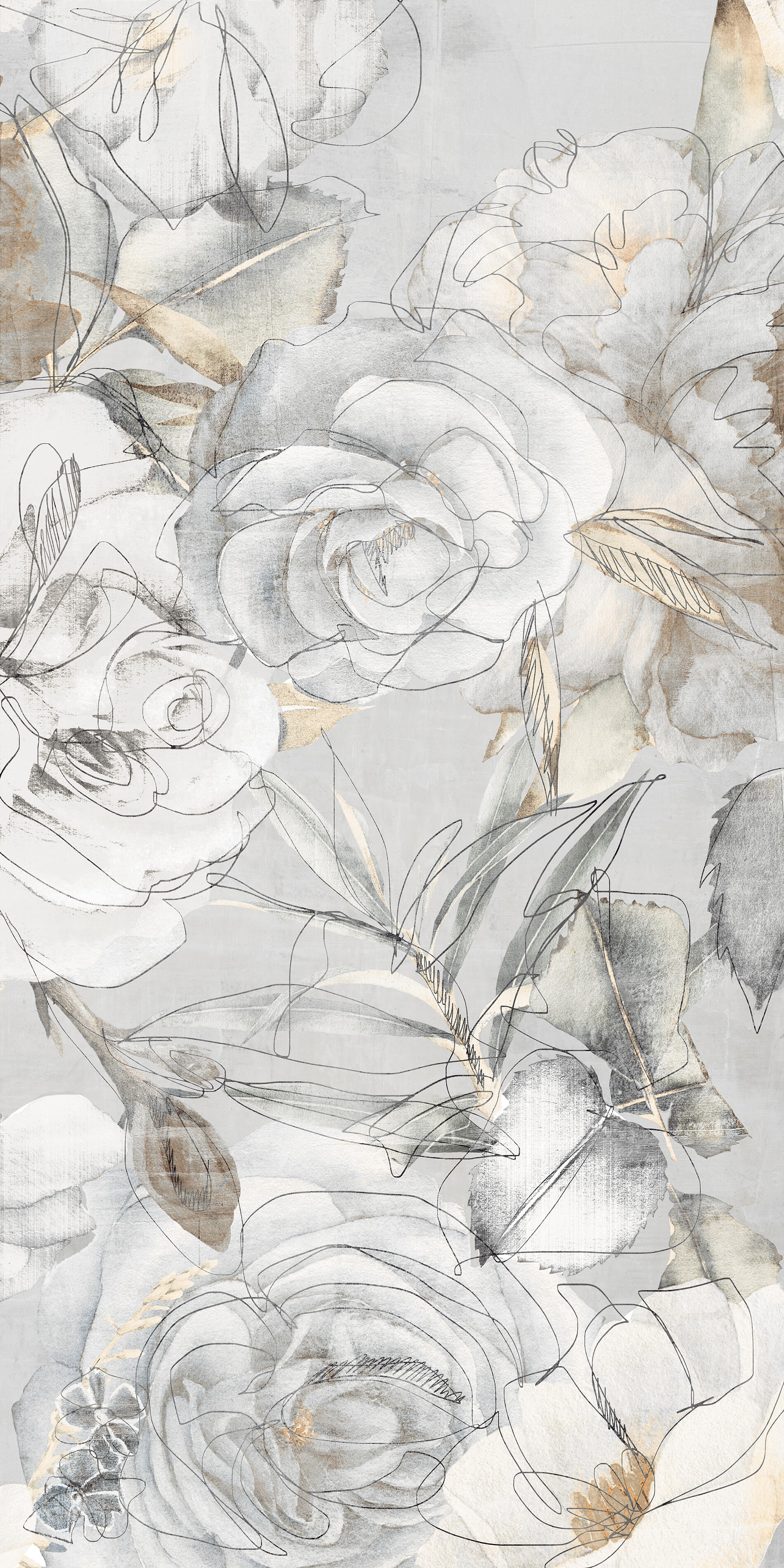 Piastrella da pavimento e rivestimento interno 61 x 122.2 cm Sp. 9 mm rettificato Universal Mirabel in gres porcellanato bianco e beige e grigio opaco traffico medio (pei 2/5) R9 1.49 mq - 5