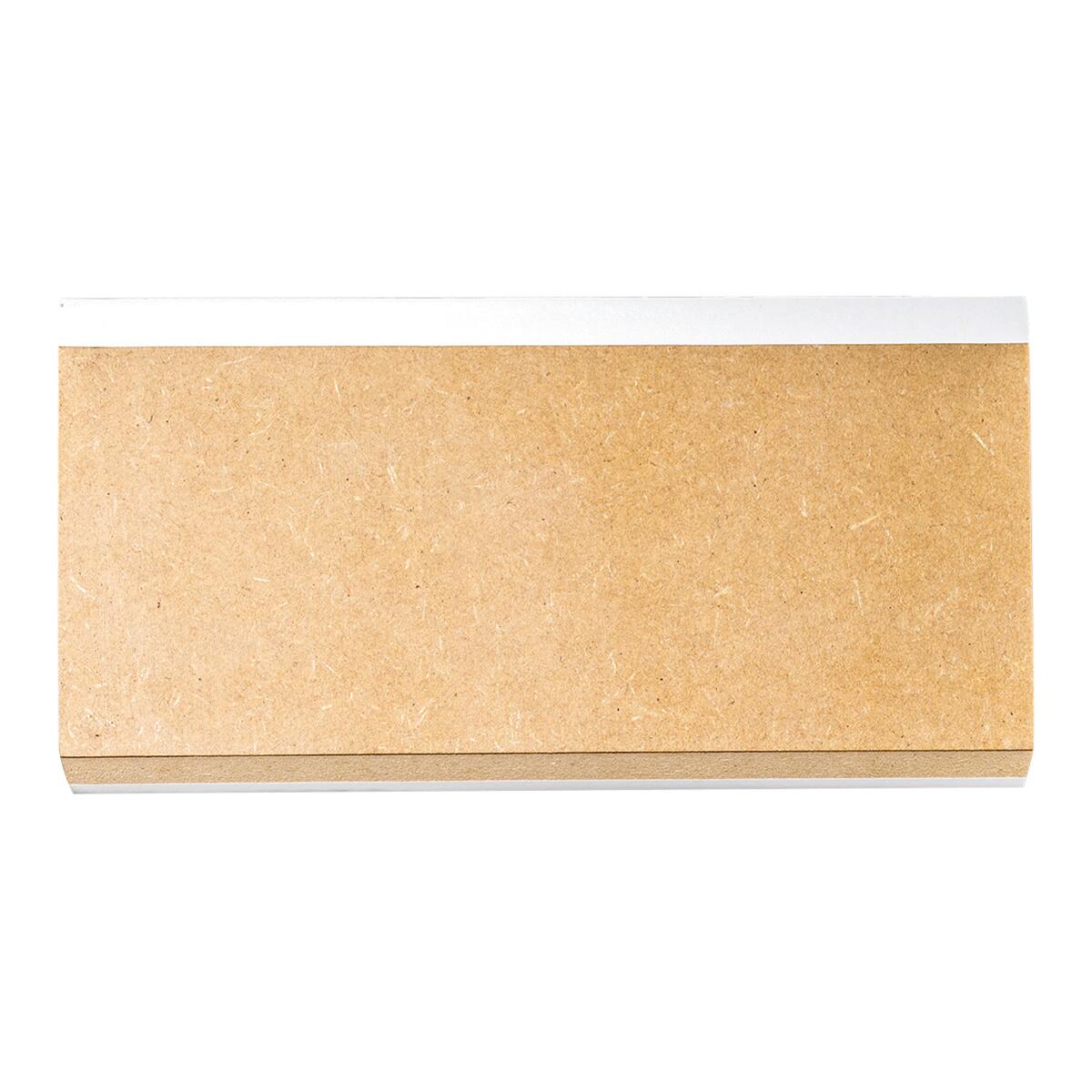Battiscopa Eco Ducale in mdf bianco Sp 13 mm x H 12 x L 225 cm, 5 pezzi / 11.25 m - 5