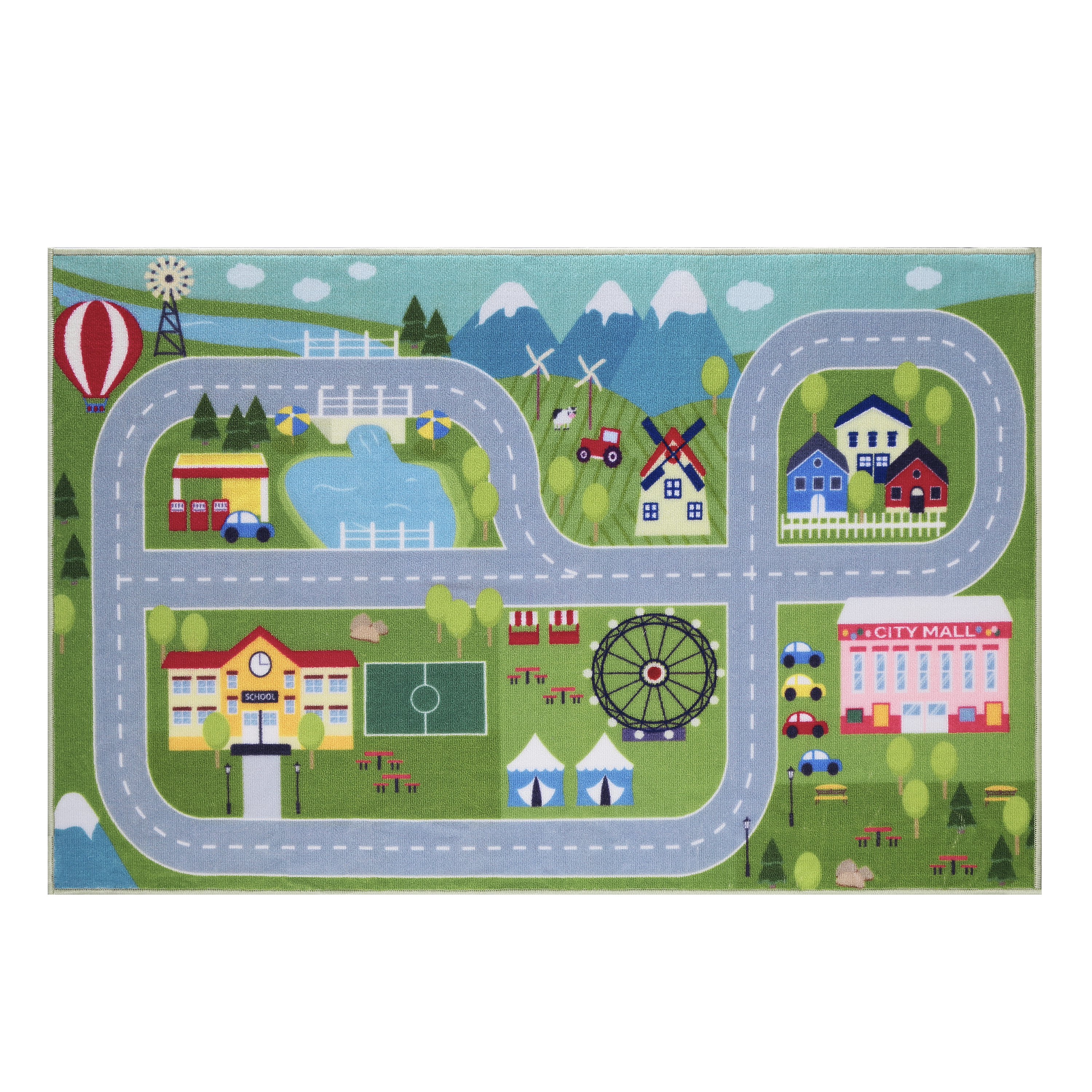 Tappeto Eloi in poliammide, L 150 x L 100 cm, multicolore - 3