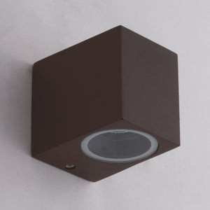 TEKHOME Faretto Da Giardino A Picchetto GU10 IP65 60W, Orientabile 180&deg;, Alluminio E Vetro &ndash; Colore Grigio