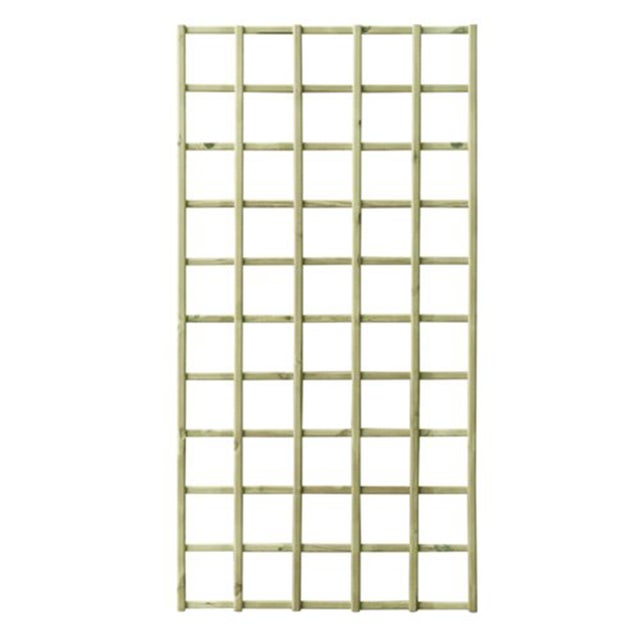 Traliccio per piante rampicanti in legno pino L 90 X H 180 cm, Sp 20 mm senza telaio maglia 146x149 mm STELMET