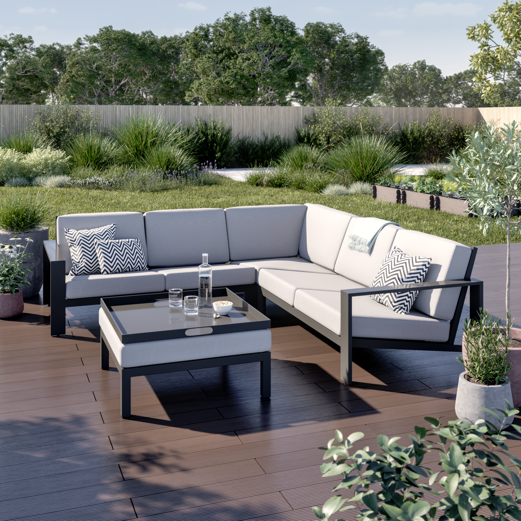 Listone in composito di legno e plastica (wpc) Atlas marrone L 240 x L 14.5 cm x Sp. 21 mm - 7