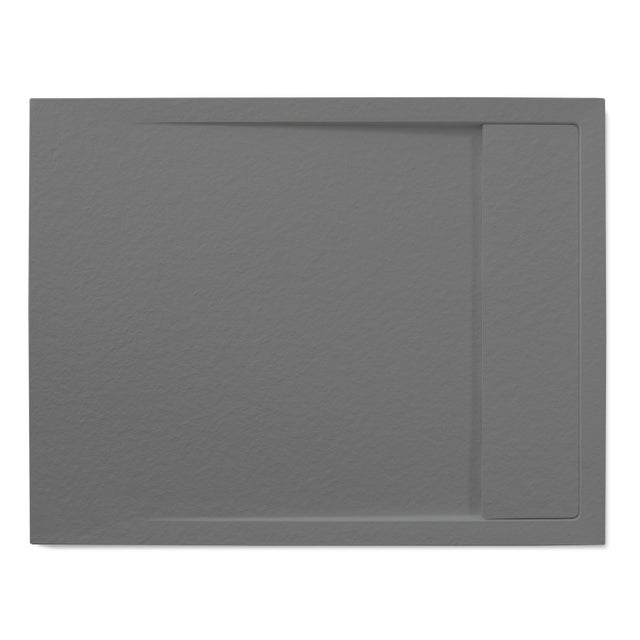 Piatto doccia SENSEA in resina Neo antracite L 70 x L 100 x H 3 cm opaco effetto pietra