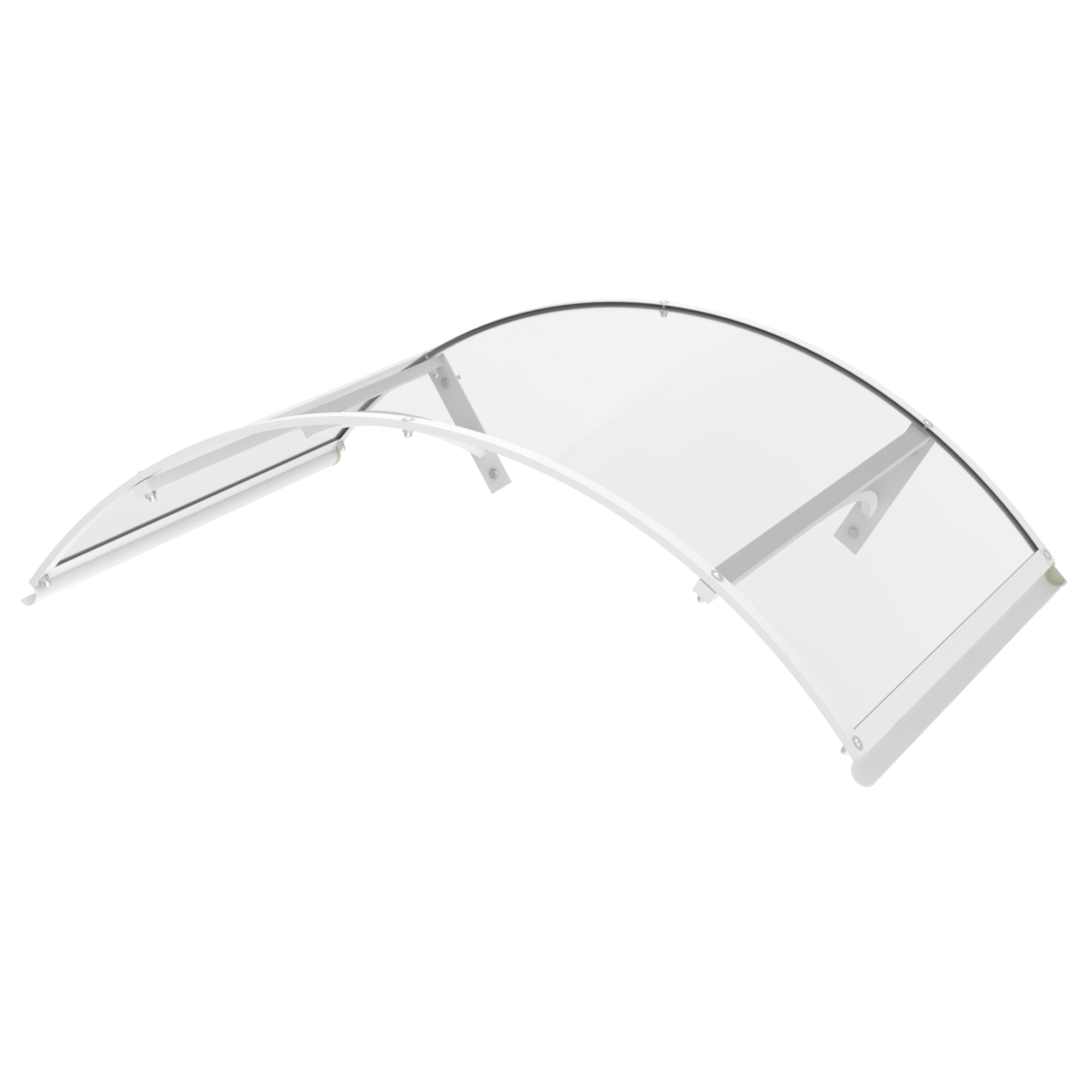 Alpendre Artens volta branco 150x90cm transparente - 9