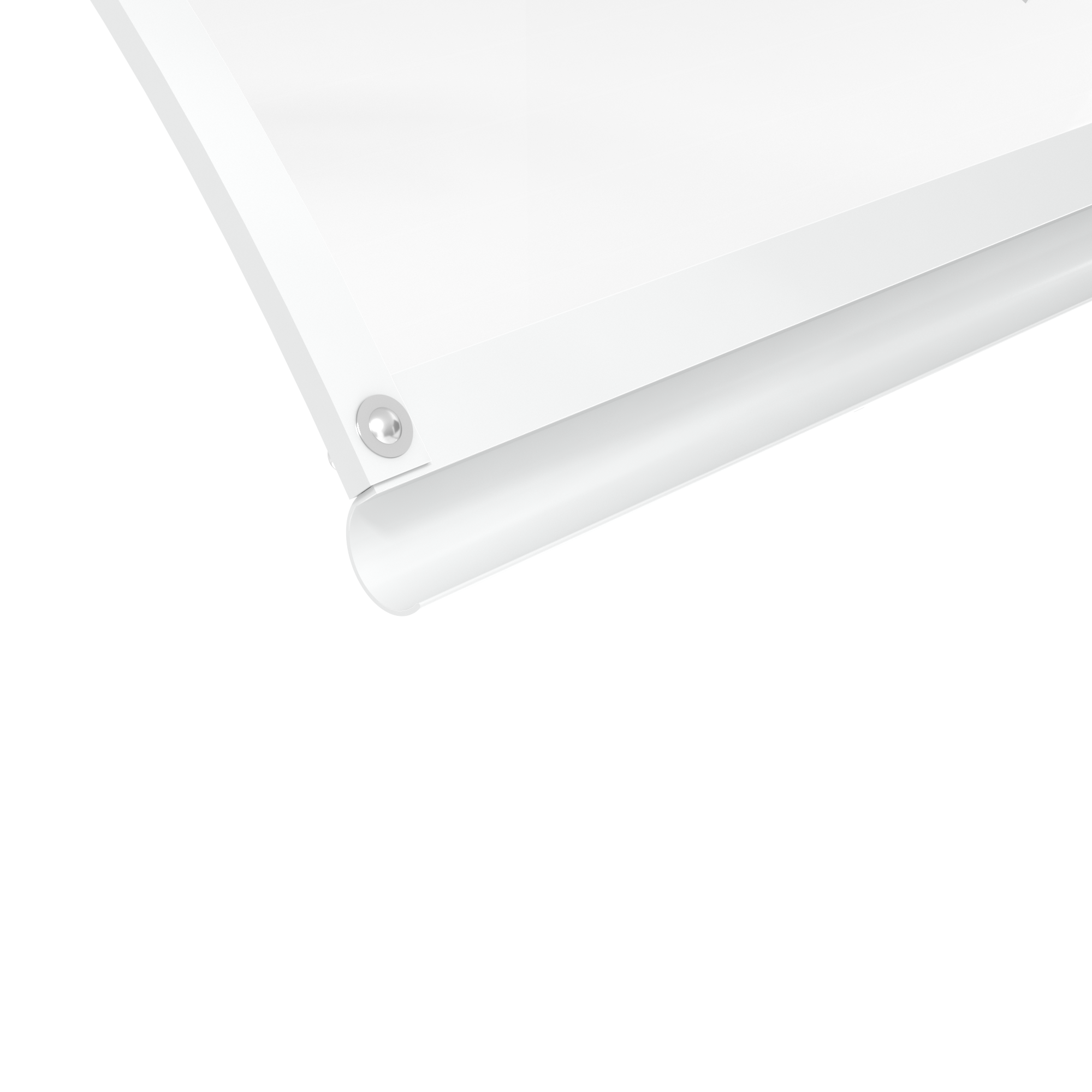 Alpendre Artens volta branco 150x90cm transparente - 7