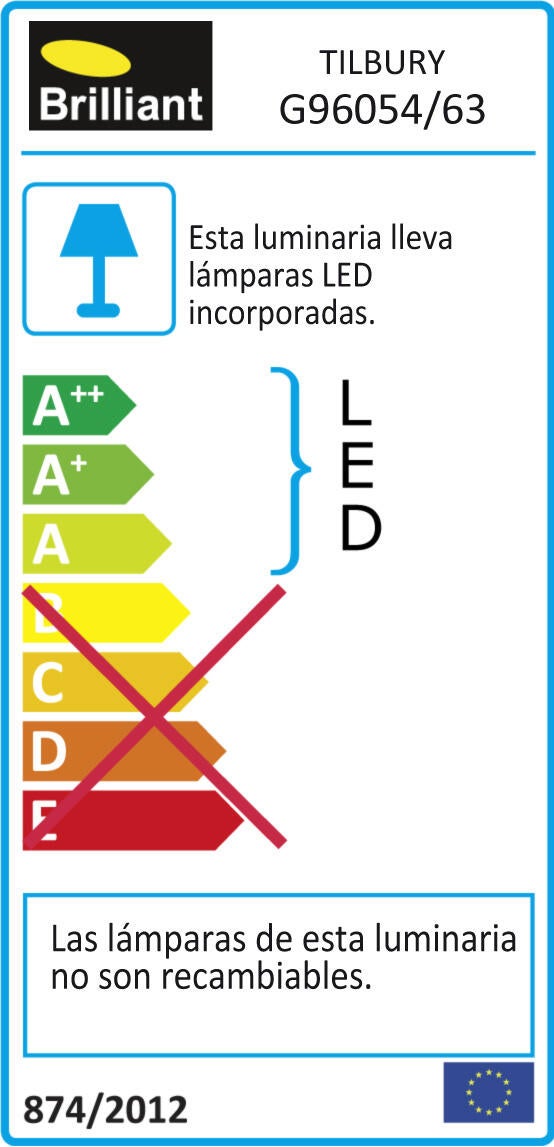 Applique LED moderno da esterno Tilbury nero IP65, luce bianco naturale 450 lumen, BRILLIANT - 7