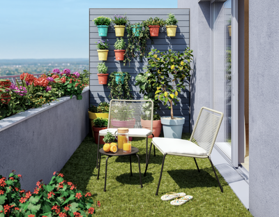 Como decorar una terraza o patio pequeño 