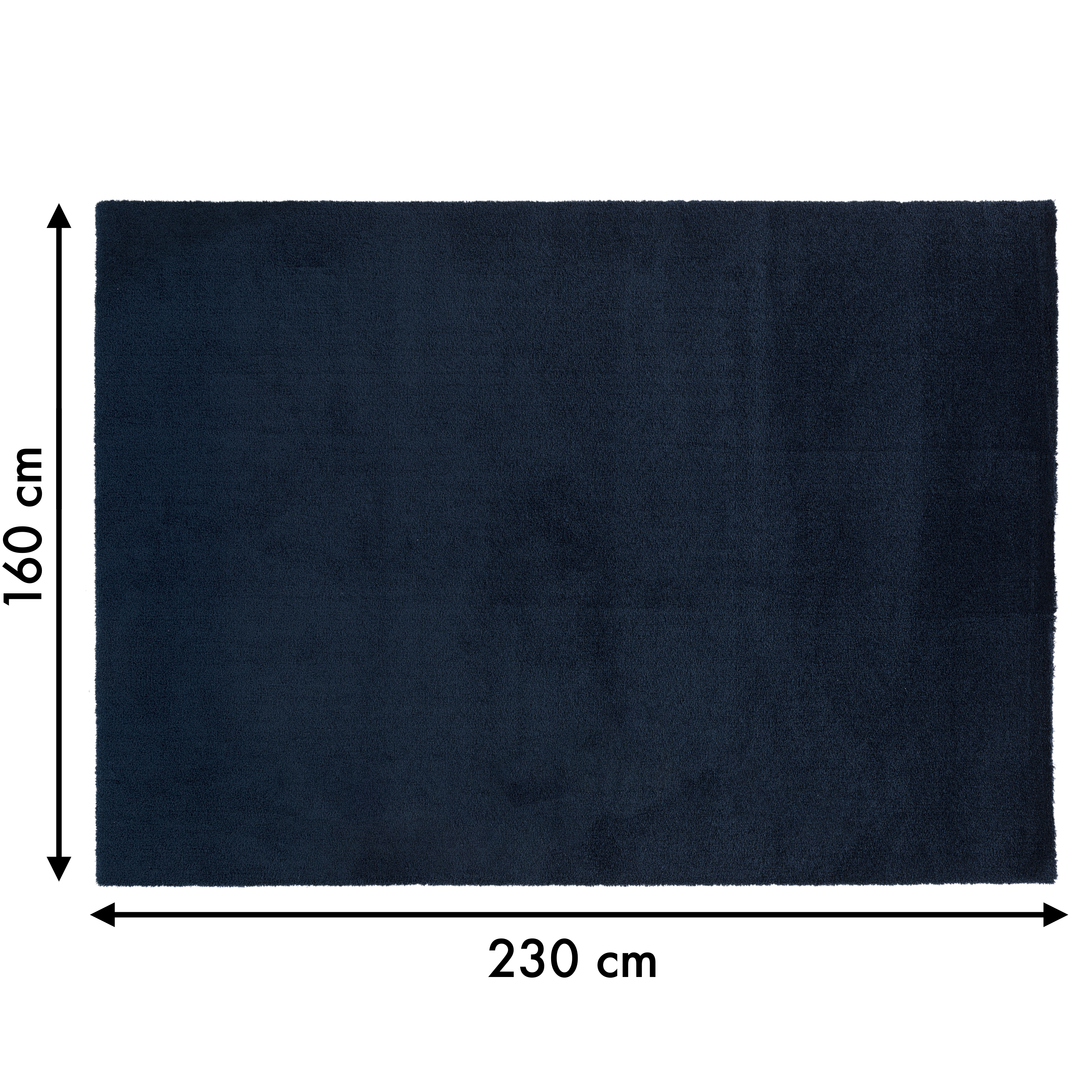 Tapis intérieur uni, l.160 x L.230 cm - 2