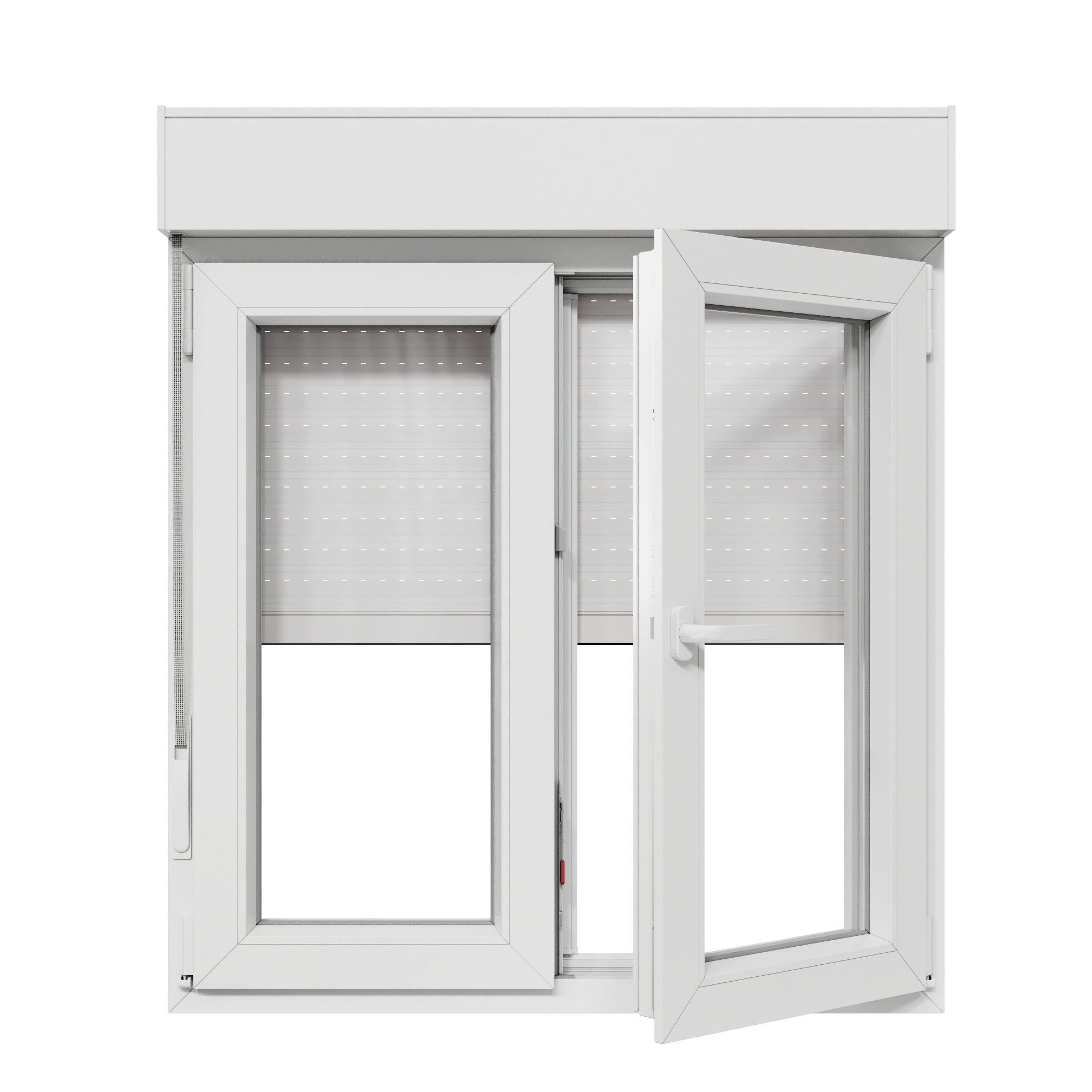 Janela de PVC OSCILOBATENTE 100X115CM (PARA MOSQUITEIRA) - 3