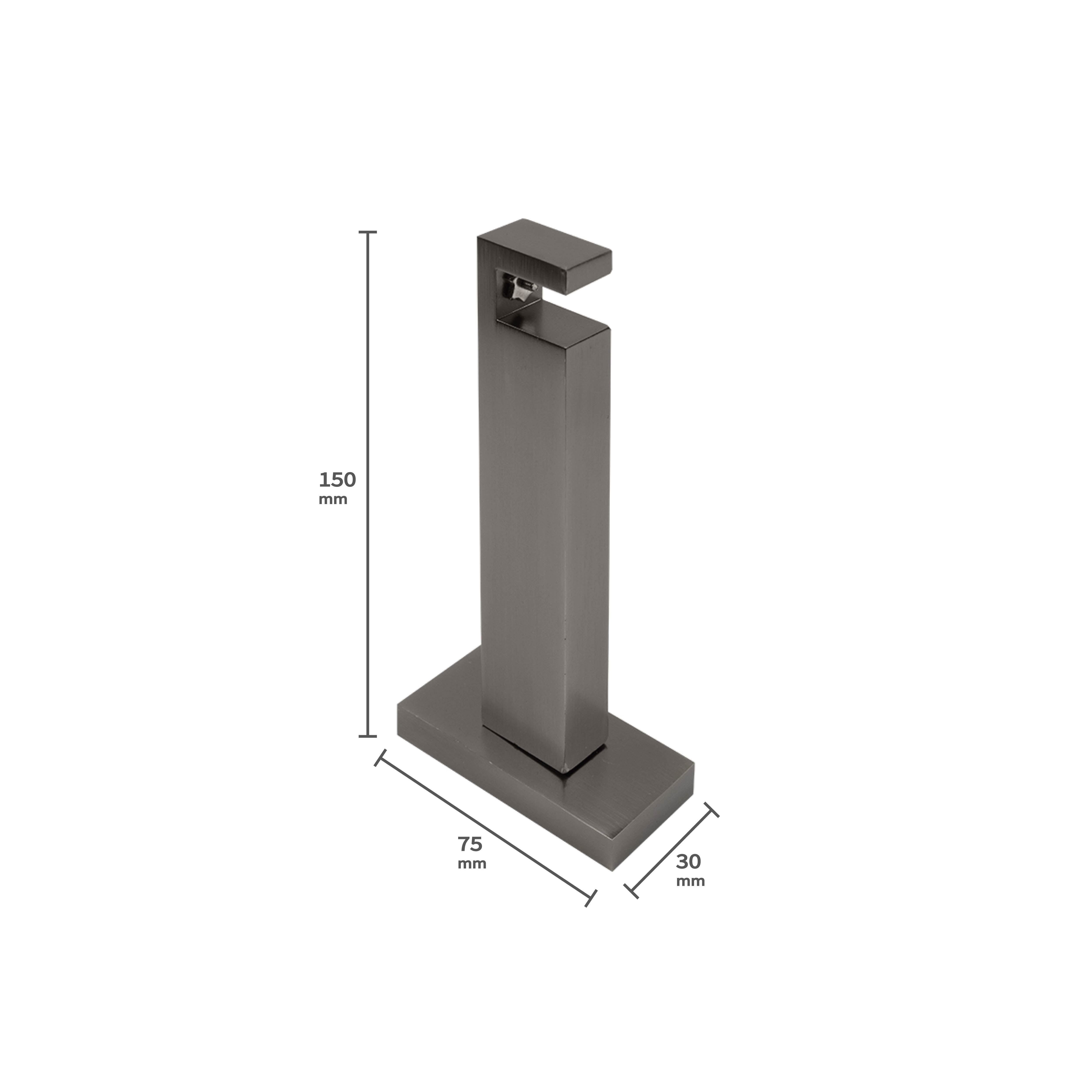 Supporto per binario X Barra Velc. L 5 cm bianco , 2 pezzi | Leroy Merlin