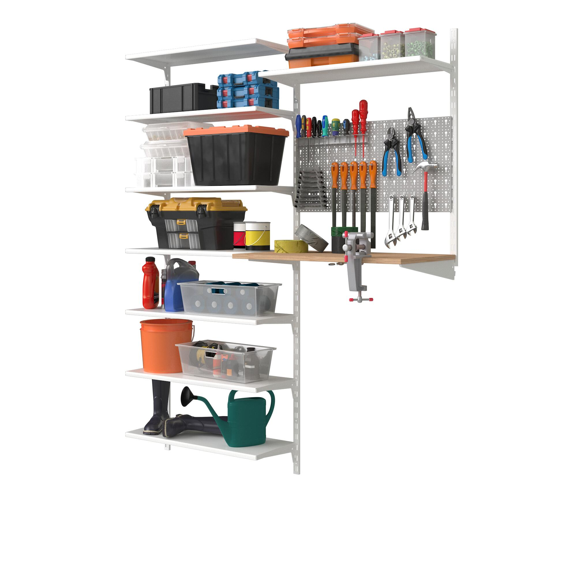 Console simple acier verni, P.30 cm entraxe 50 mm - 6