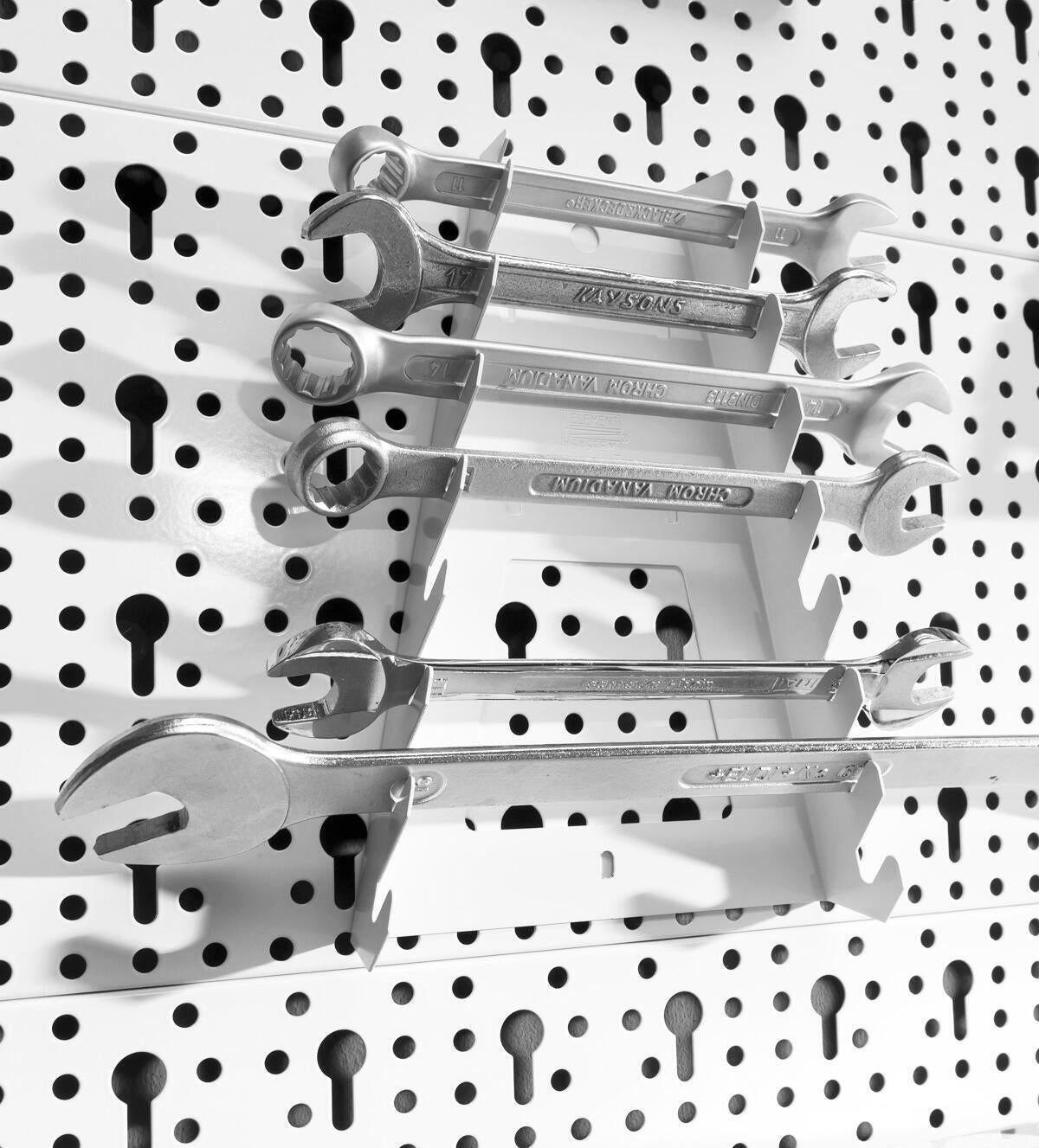 Lot de 2 panneaux perforés Acier l.79 x P.16 x Ep.0.65 cm - 3