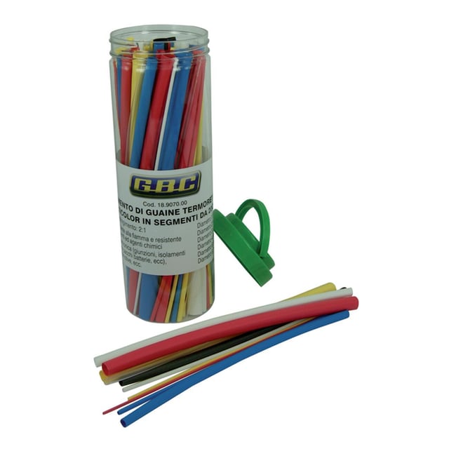Guaina termorestringente  Ø 1.5 mm, 80 pezzi