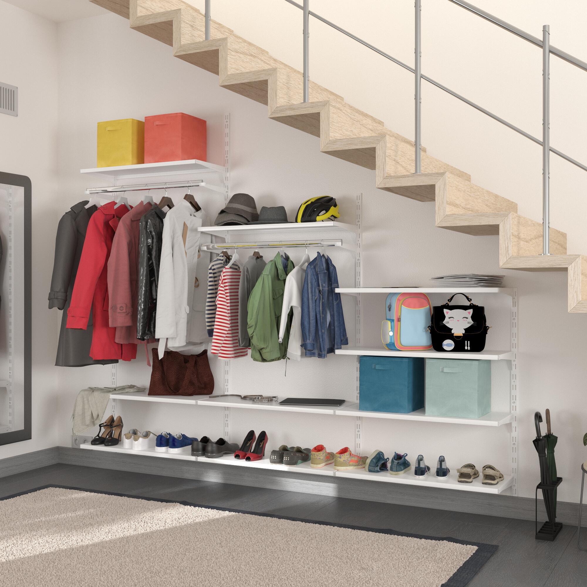 Crémaillère double acier, H.200 cm entraxe 50 mm - 8