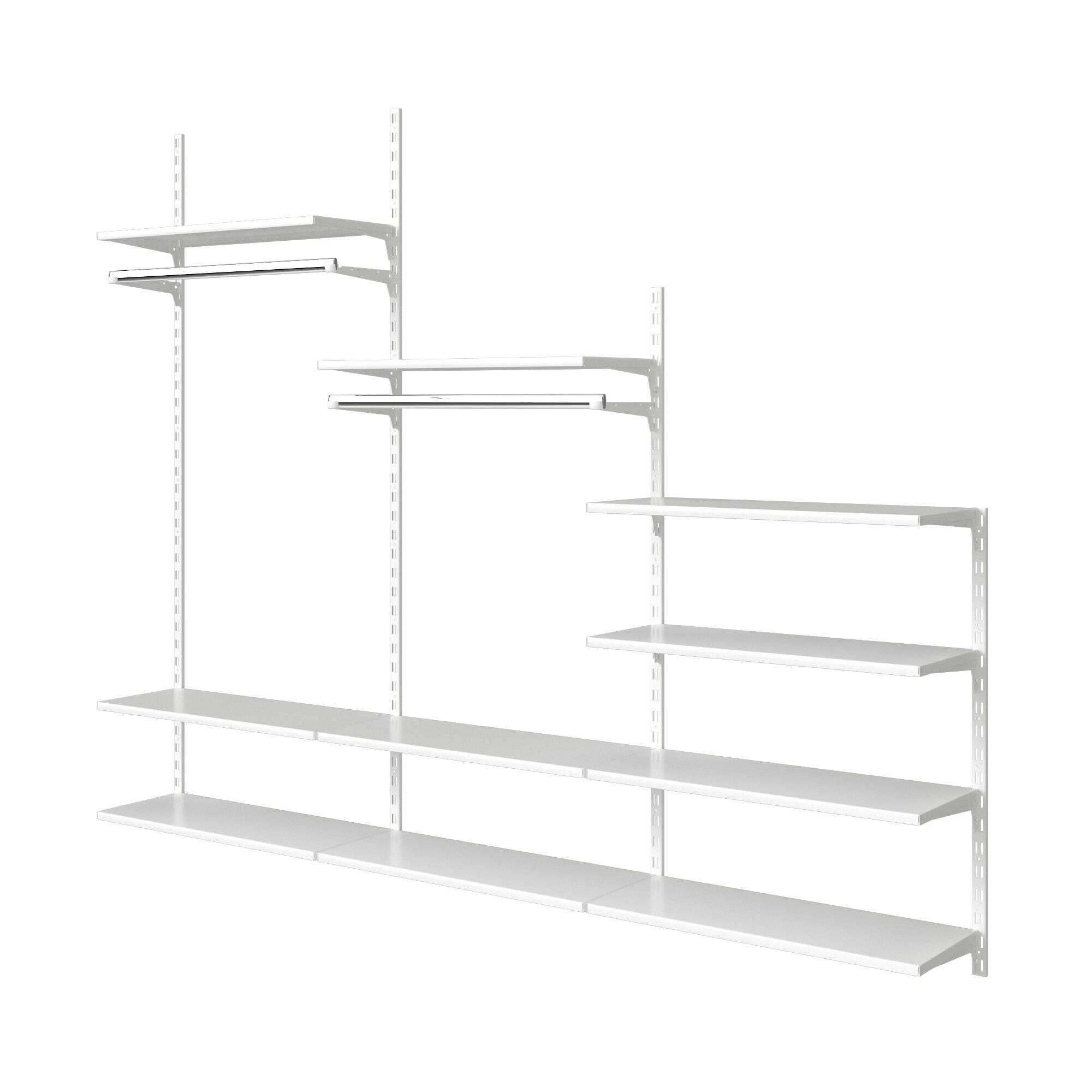 Crémaillère double acier, H.200 cm entraxe 50 mm - 3