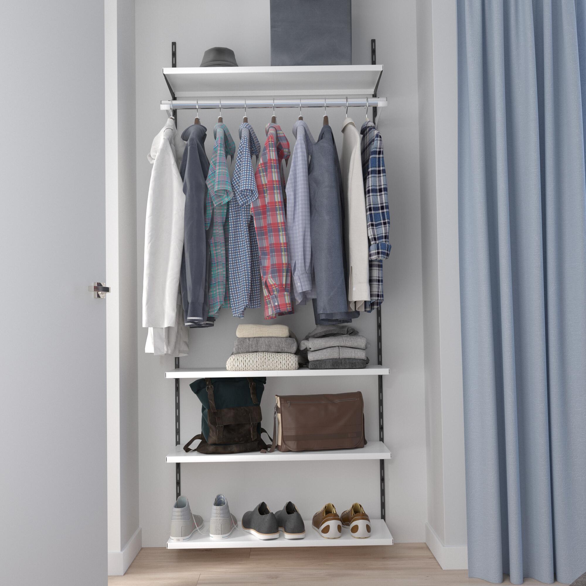 Crémaillère simple acier, H.200 cm entraxe 50 mm - 7