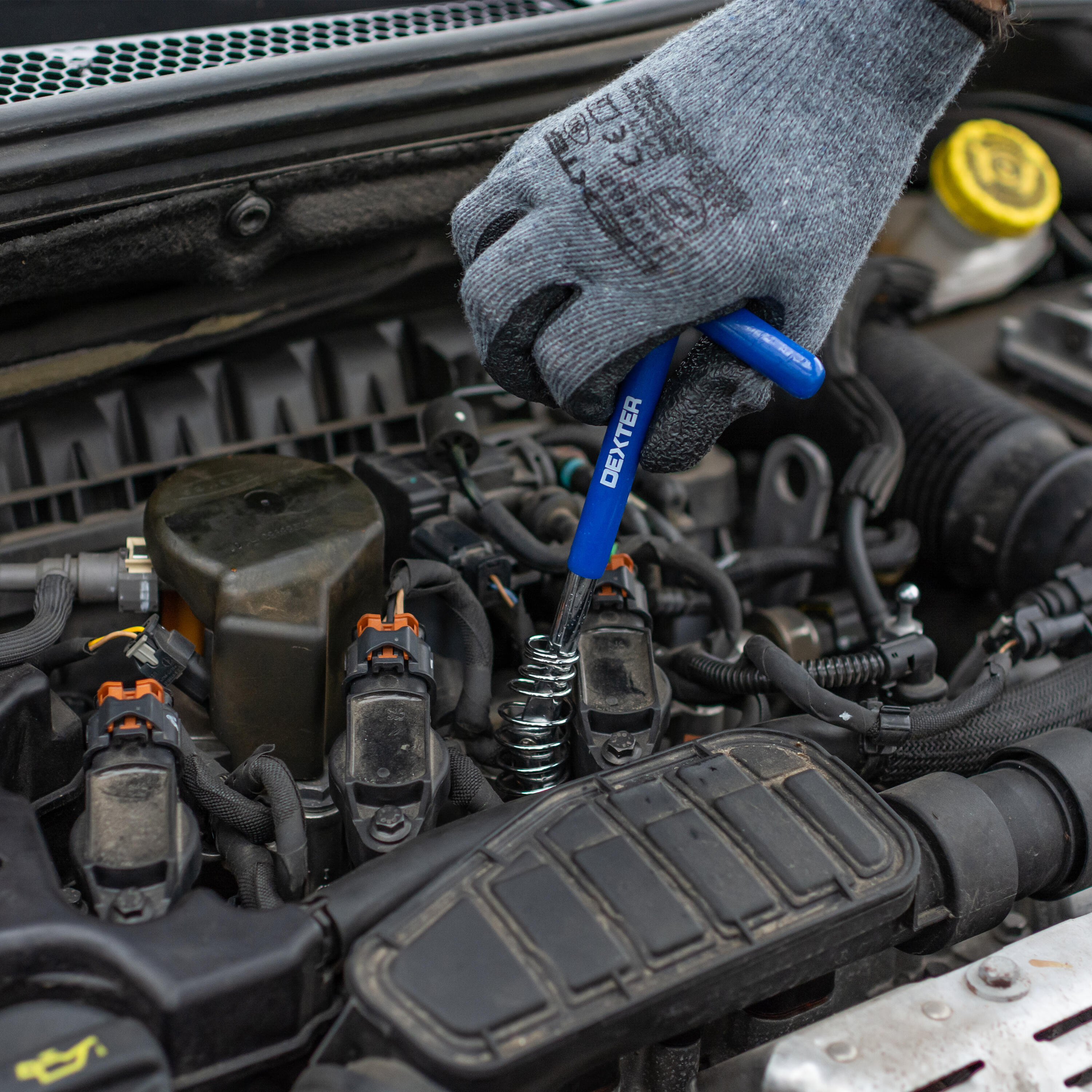 Clé à bougie 6 pans 1/2 en chrome vanadium DEXTER, Diam.21 mm - 3