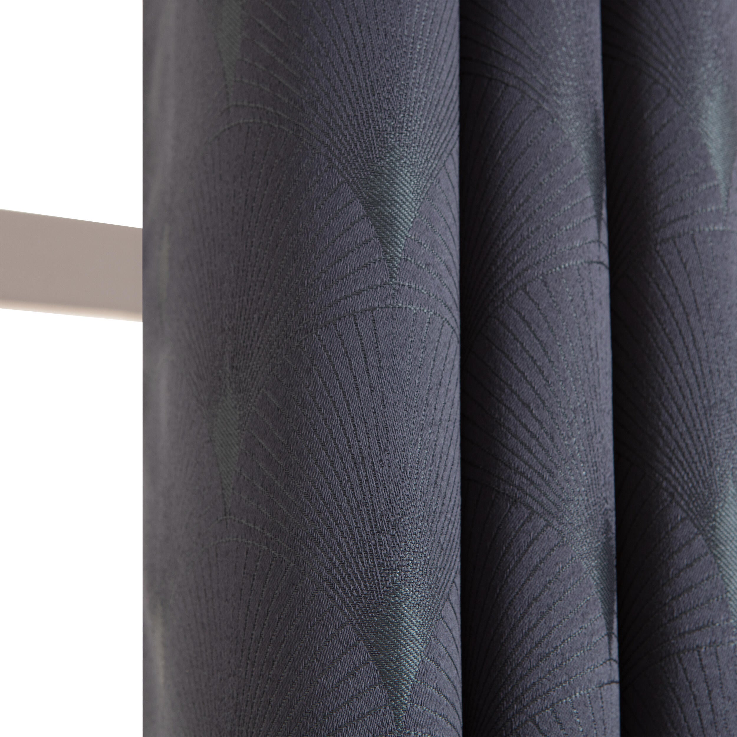 Rideau tamisant, Sirena, bleu H.260 x l.140 cm - 5