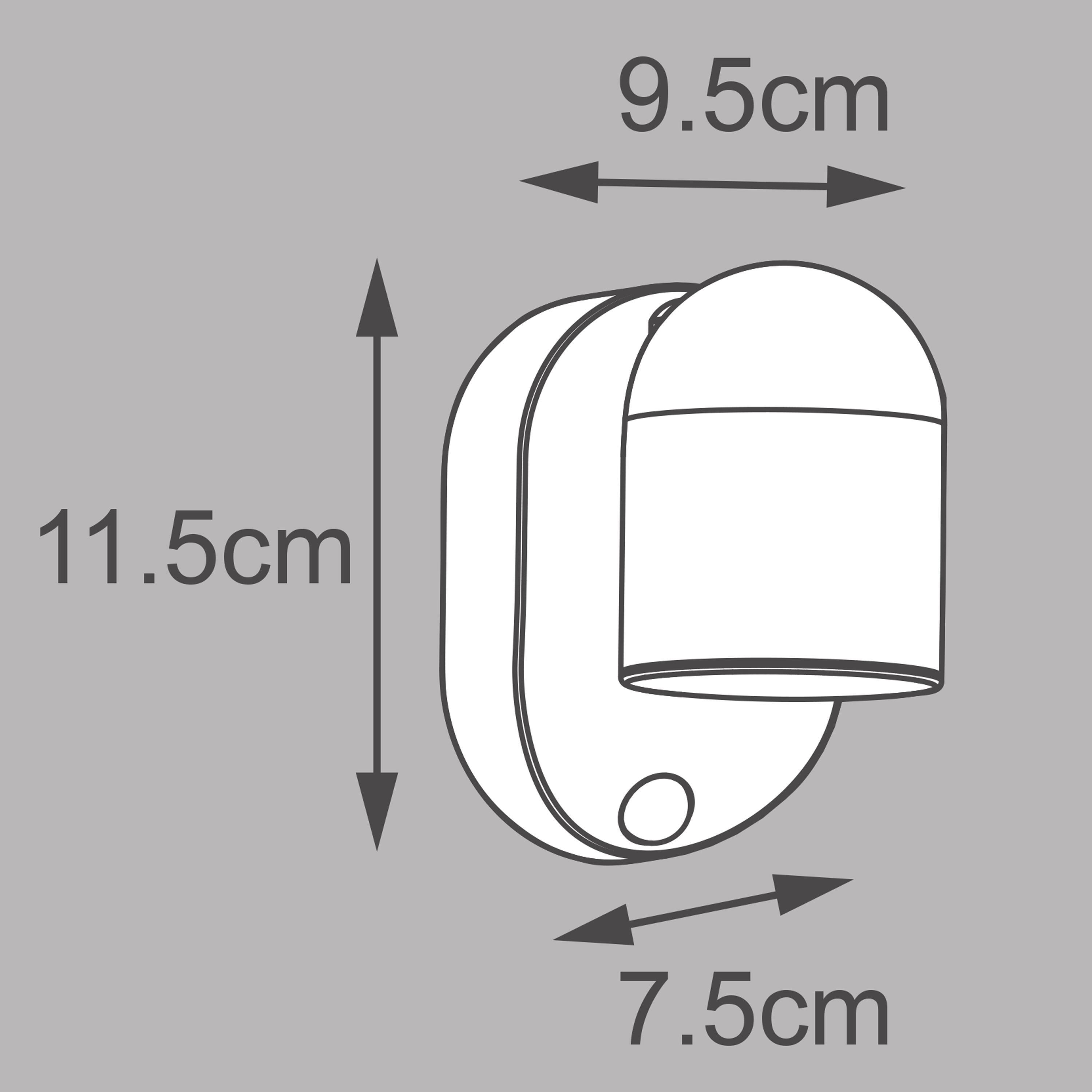 Spot à piles à détection 55 lumens, Hitia INSPIRE - 5