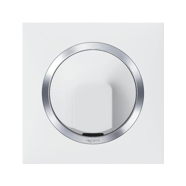 Cache Interrupteur Mural, Type 86 Réversible Cache Prise Murale Étanche, Ultra-Mince Sans