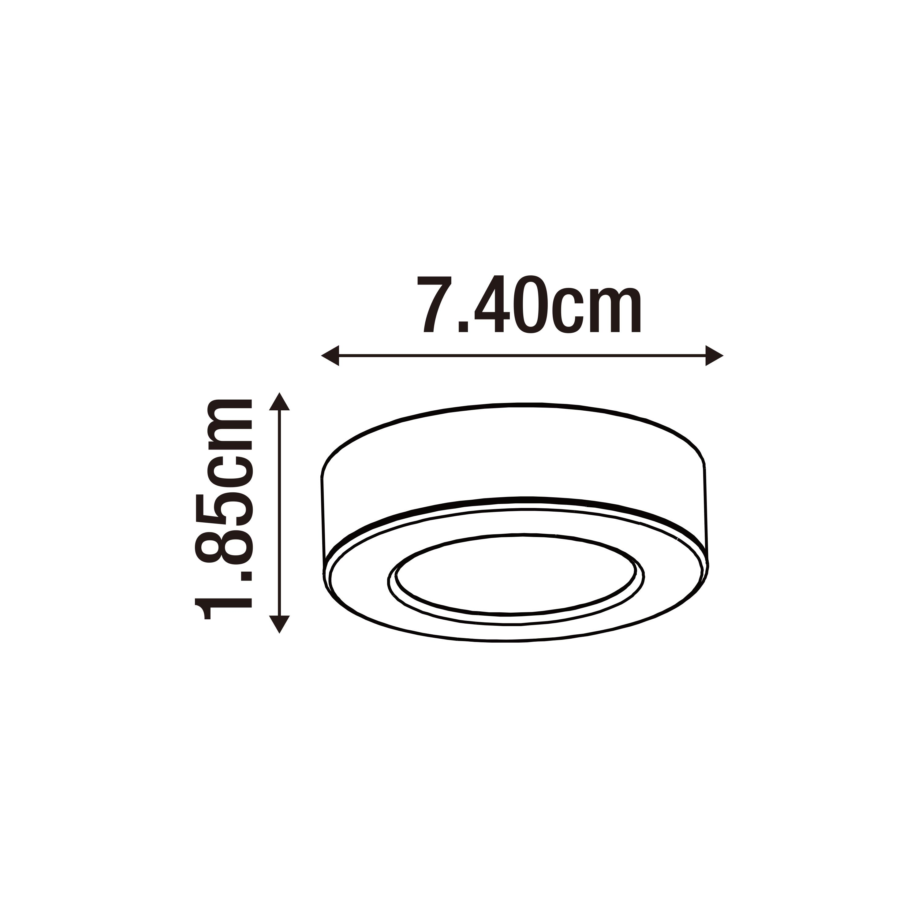 Extension Spot Lakao LED, blanc chaud / blanc froid, blanc INSPIRE - 5