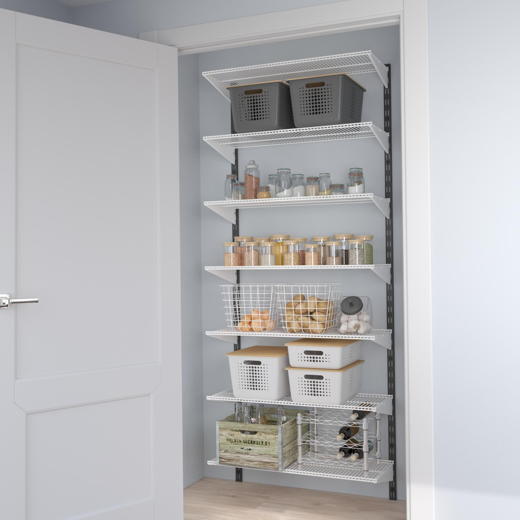 Tablette fil acier Spaceo L80 x P.30.0 cm - 4