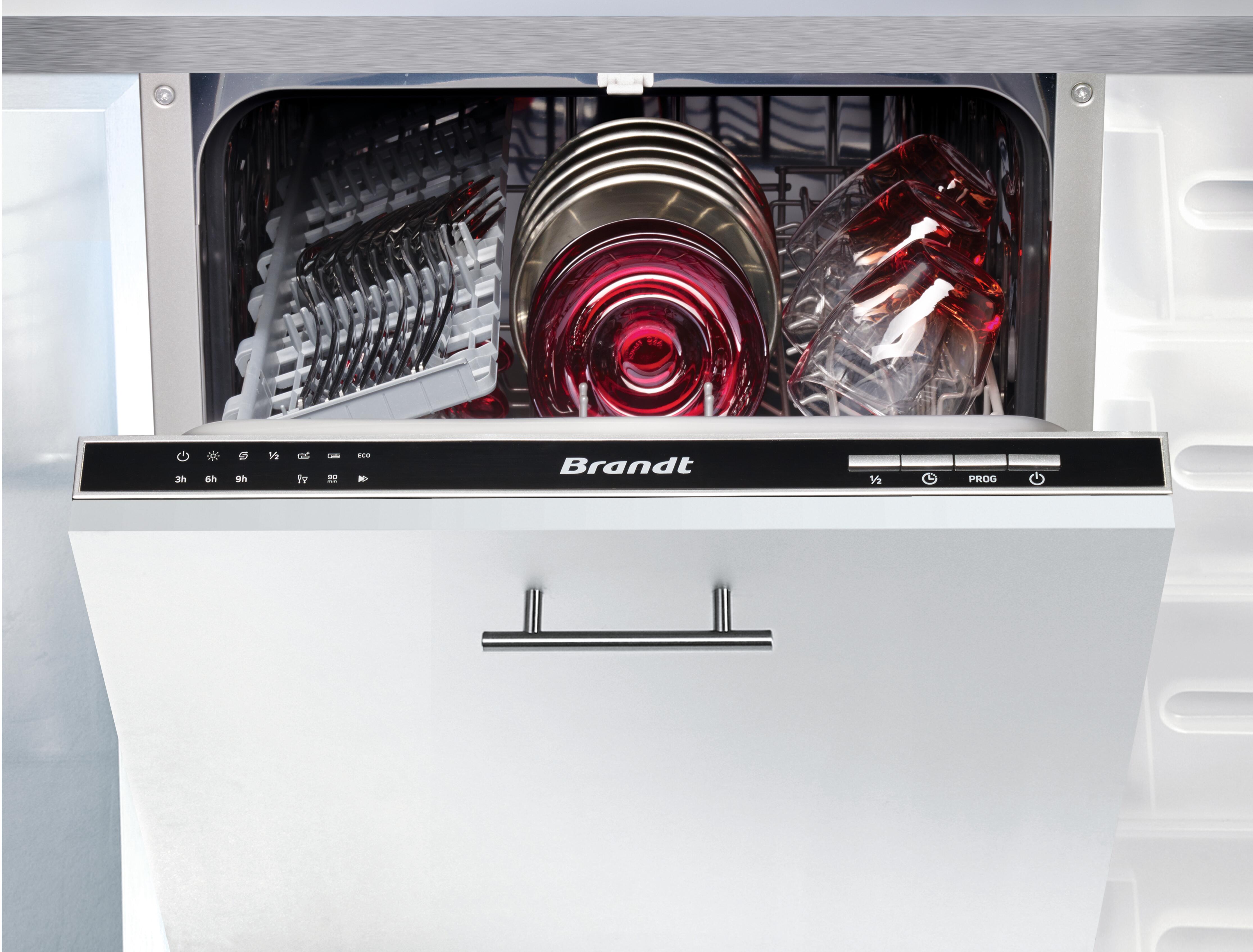 Lave-vaisselle encastrable L45 cm BRANDT BDE0247J, 10 couverts | Leroy