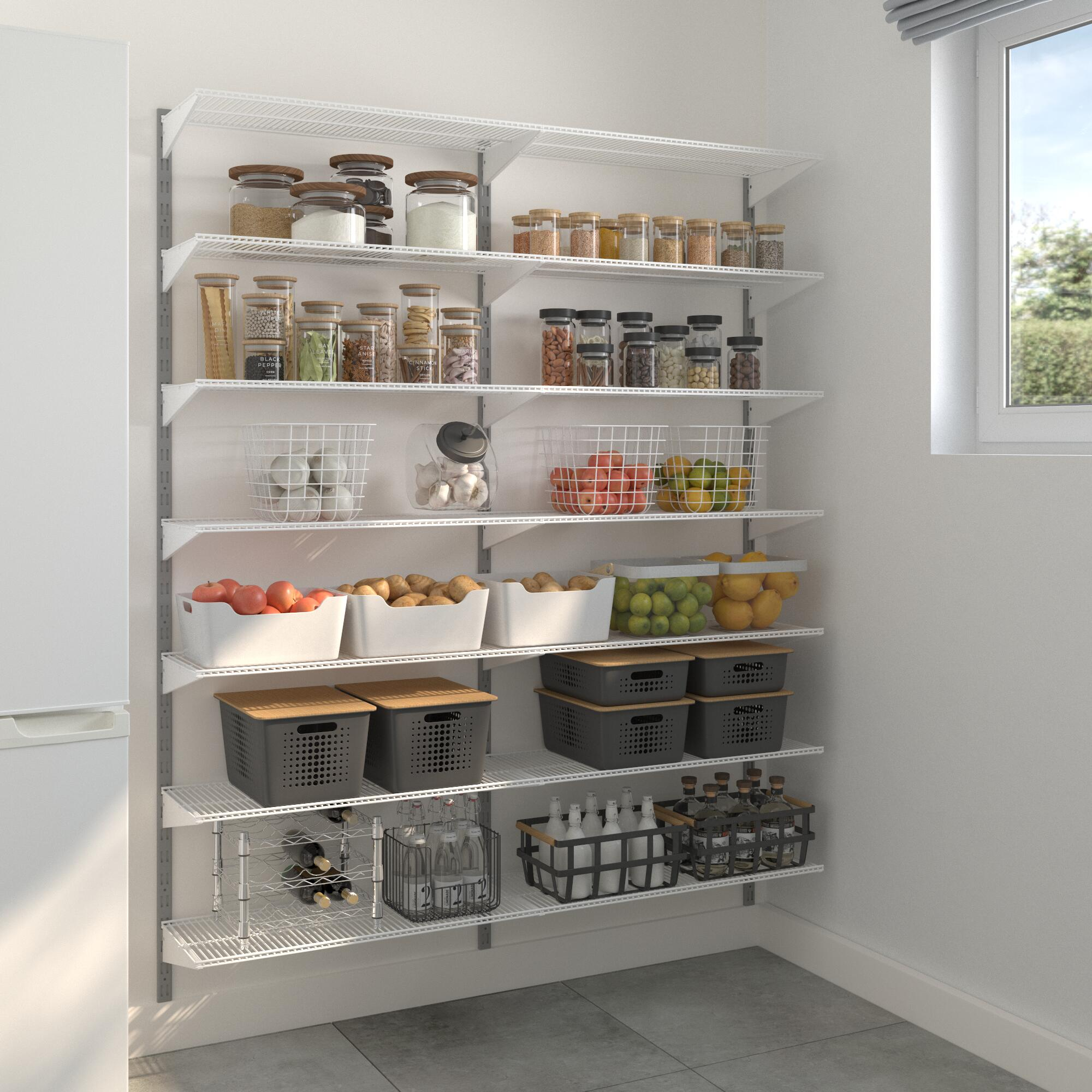 Tablette fil acier Spaceo L80 x P.30.0 cm - 3