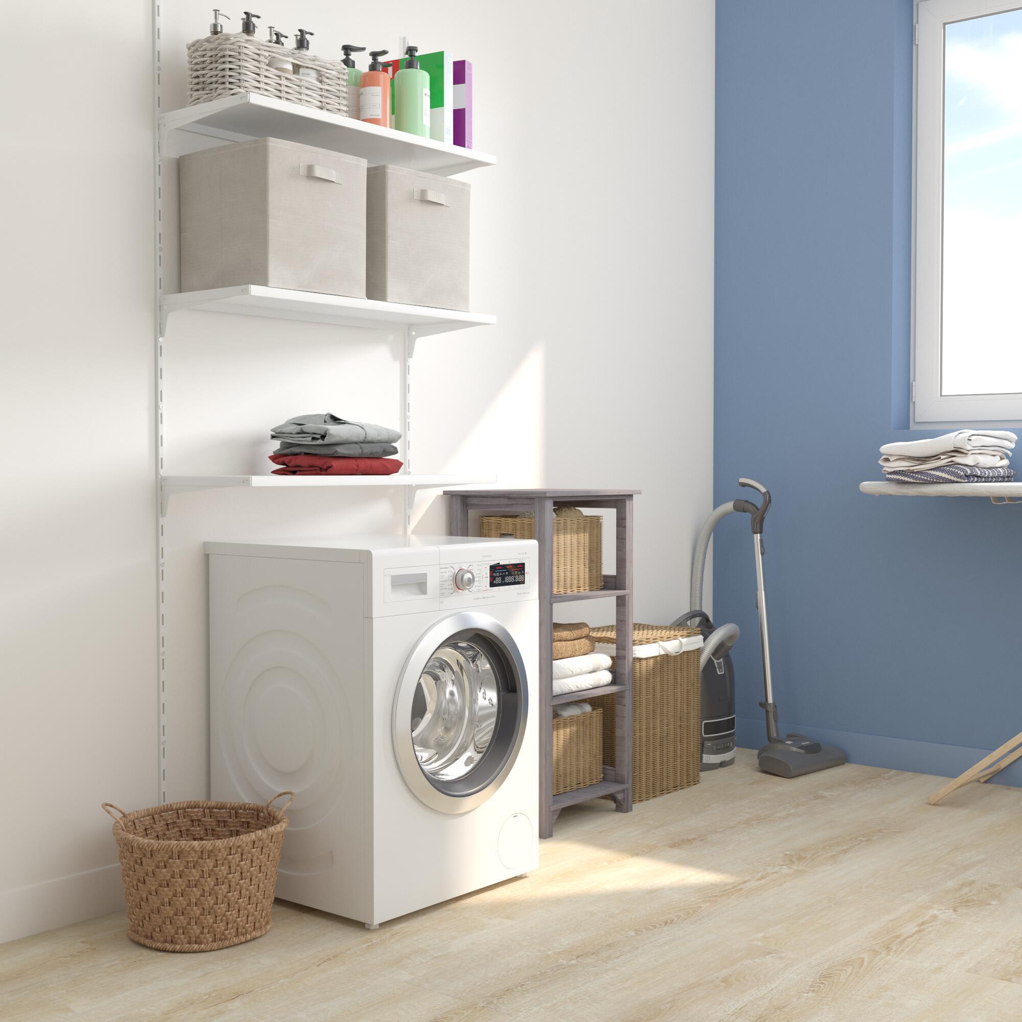 Console simple acier verni, P.30 cm entraxe 50 mm - 10