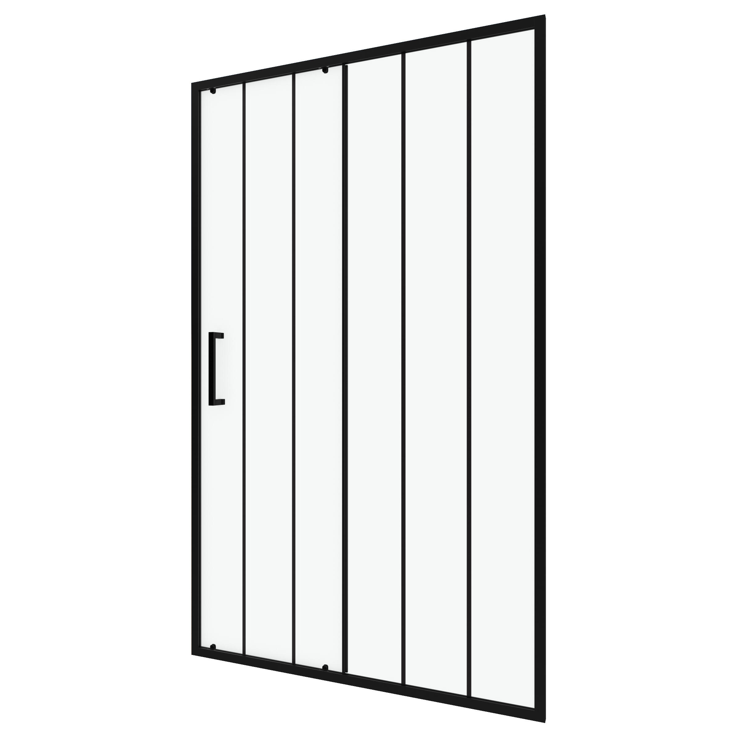 Paroi de douche coulissante verre sans finition / transparent 120 cm, Bridge - 2