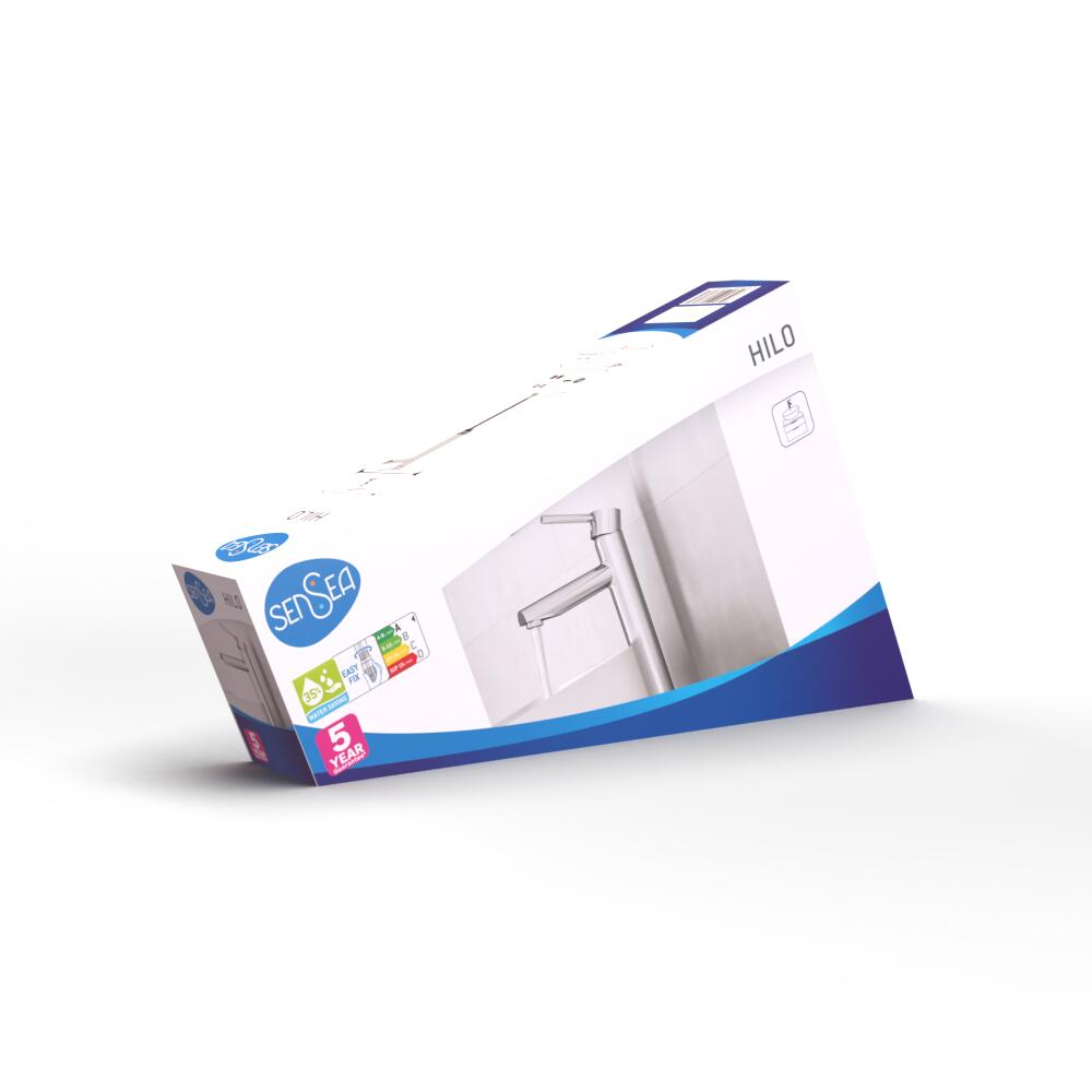 Mitigeur de lavabo chrome XL, Hilo, SENSEA - 11