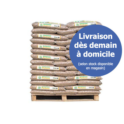 Palette BIOENERGIE PELLETS (66 sacs de 15kg)