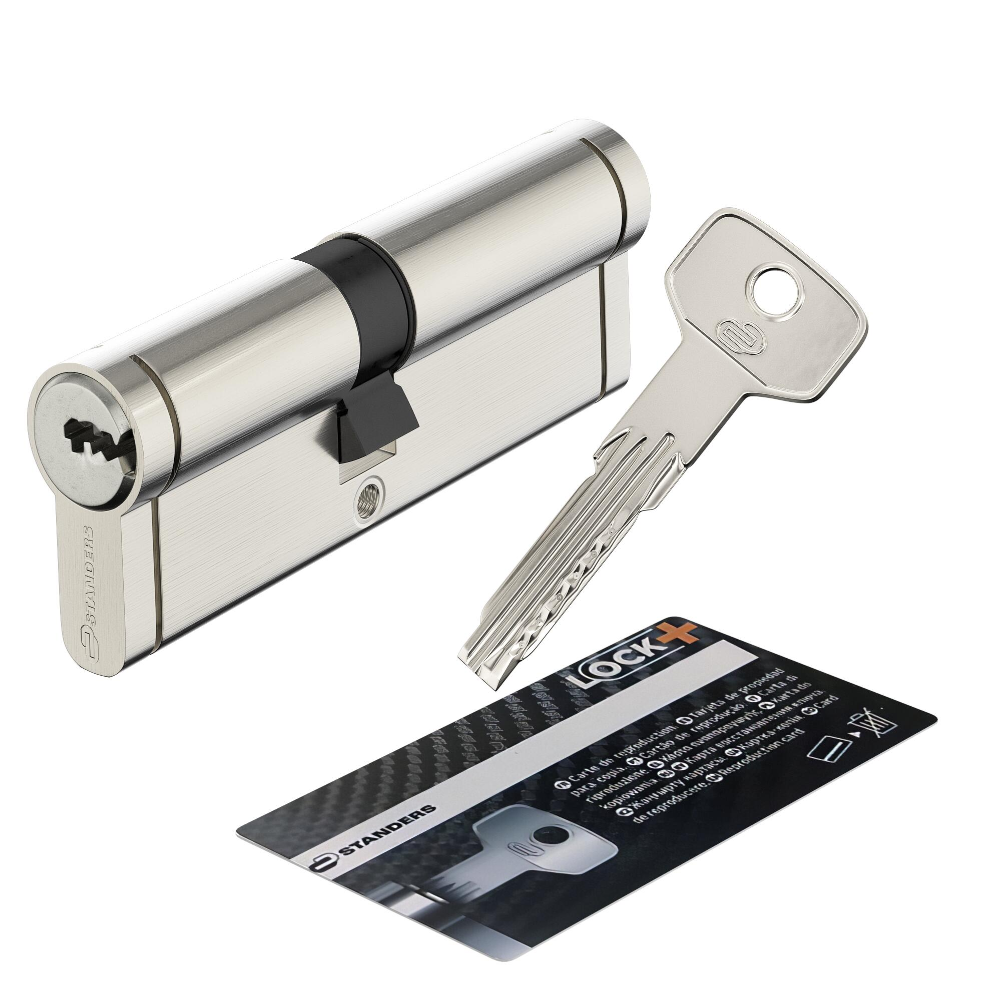 Cylindre de serrure STANDERS Lock+ débrayable L.40 + 50mm 5 clés - 3