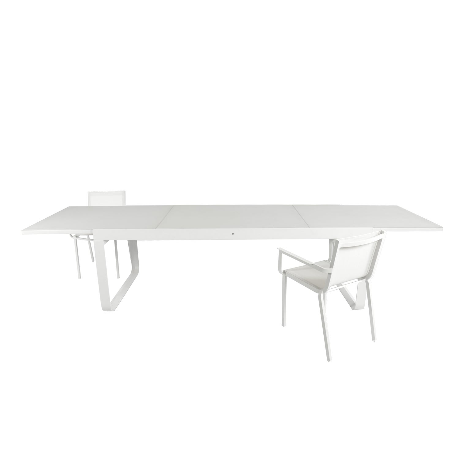 Table de jardin de repas ARCANE Paradise rect gris clair 10/12 personnes - 7