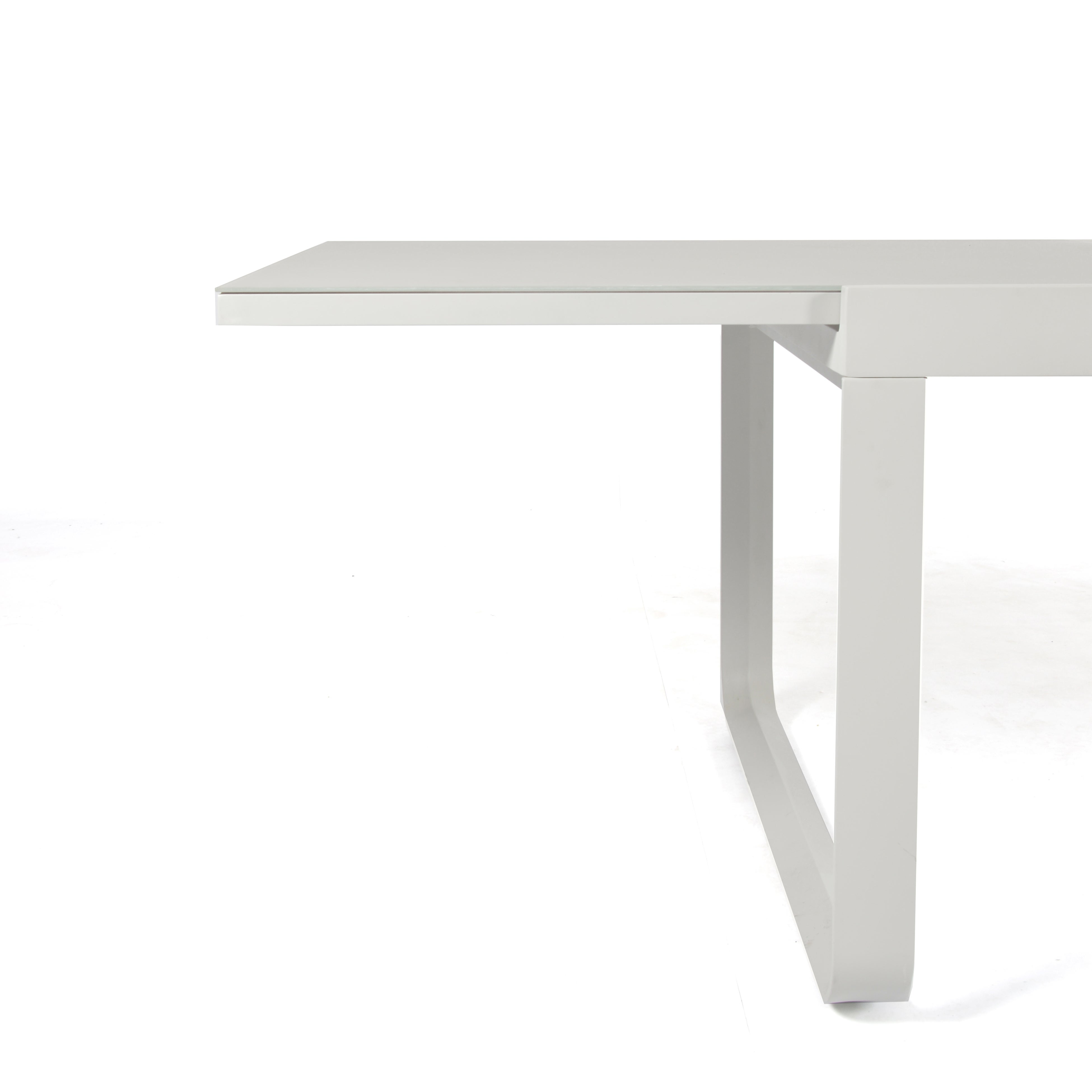 Table de jardin de repas ARCANE Paradise rect gris clair 10/12 personnes - 8