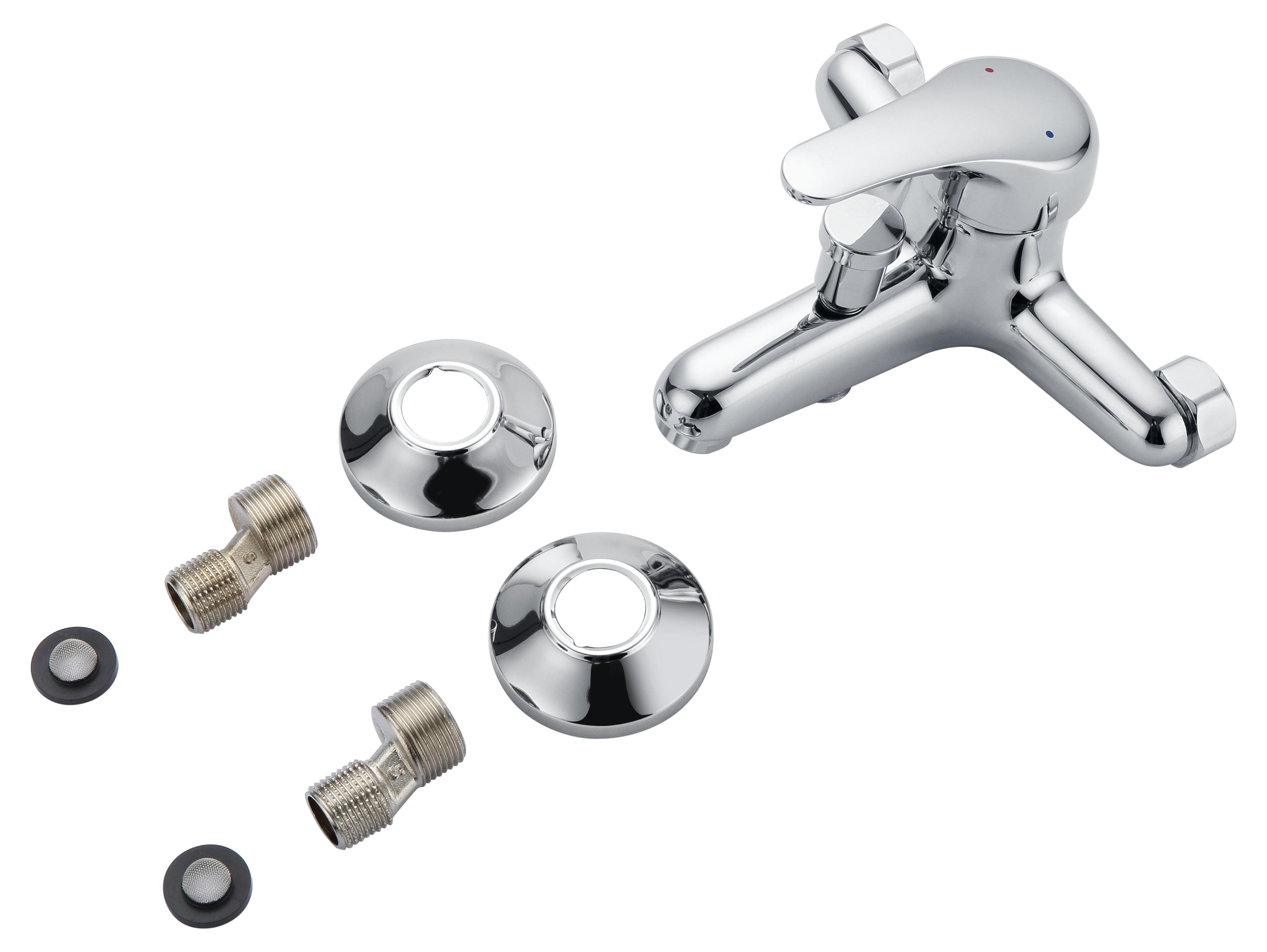 Mitigeur de bain mécanique chrome, Natu, SENSEA - 9