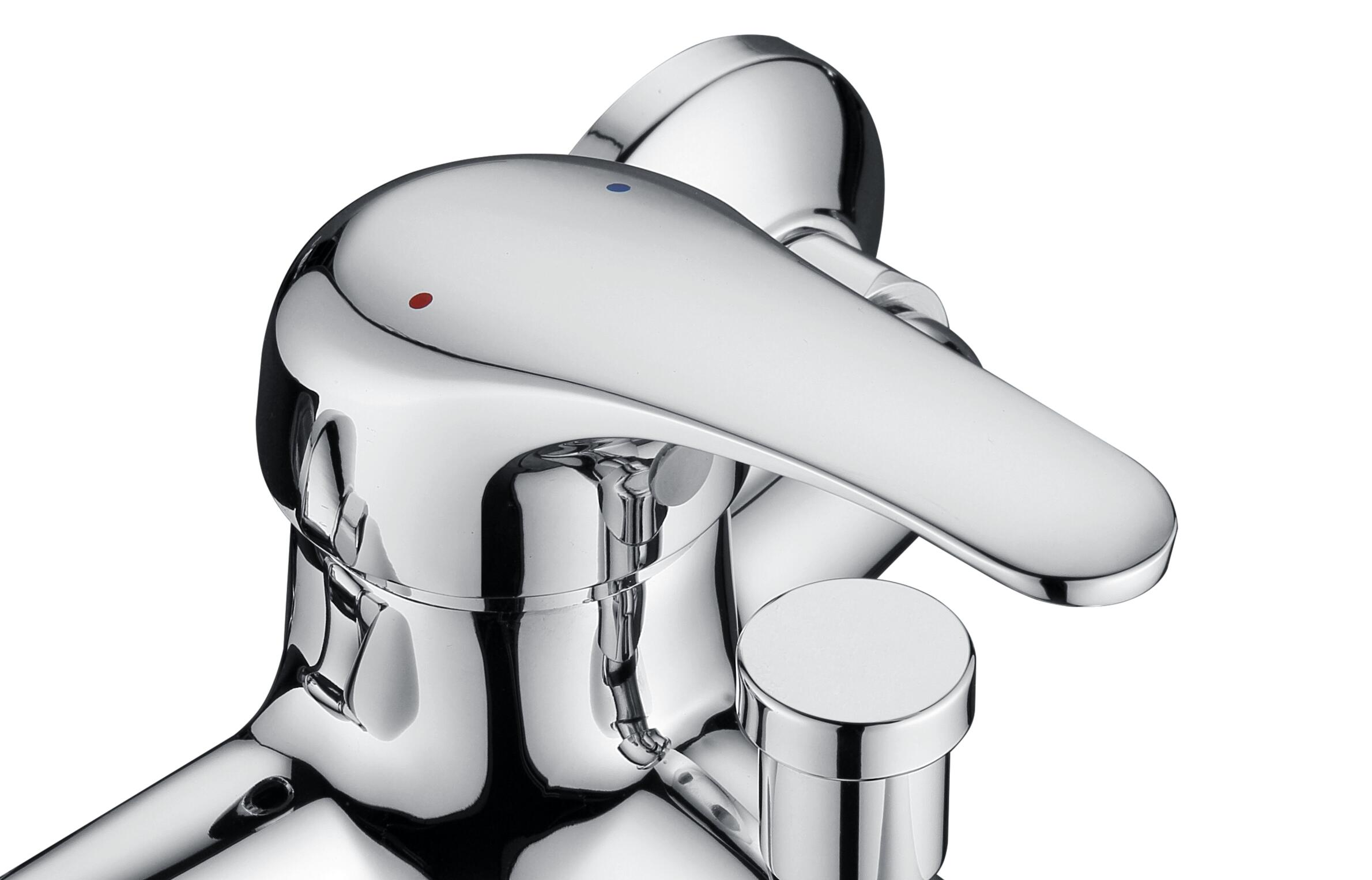 Mitigeur de bain mécanique chrome, Natu, SENSEA - 6