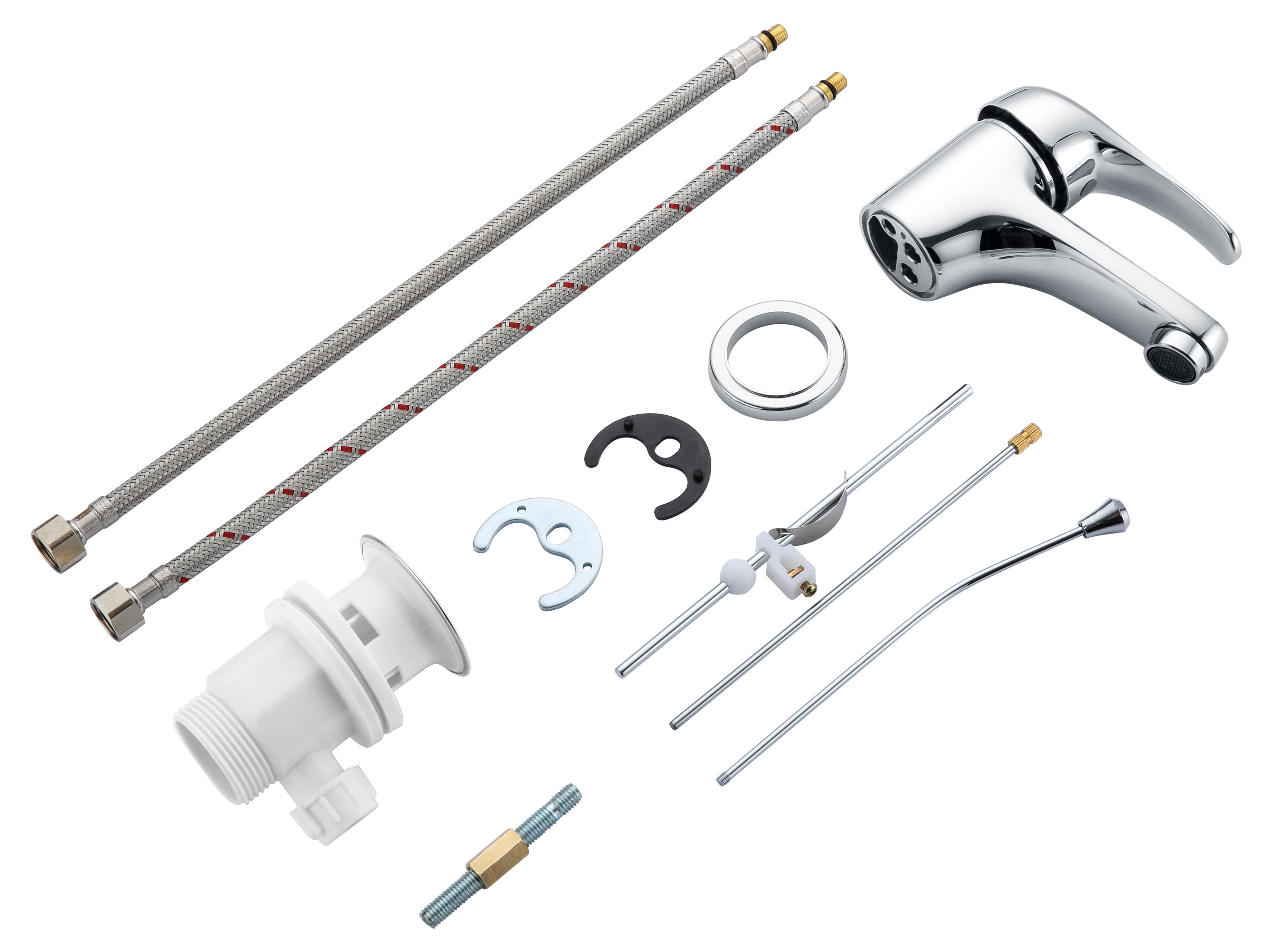 Mitigeur de lavabo chrome S, Natu, SENSEA - 5