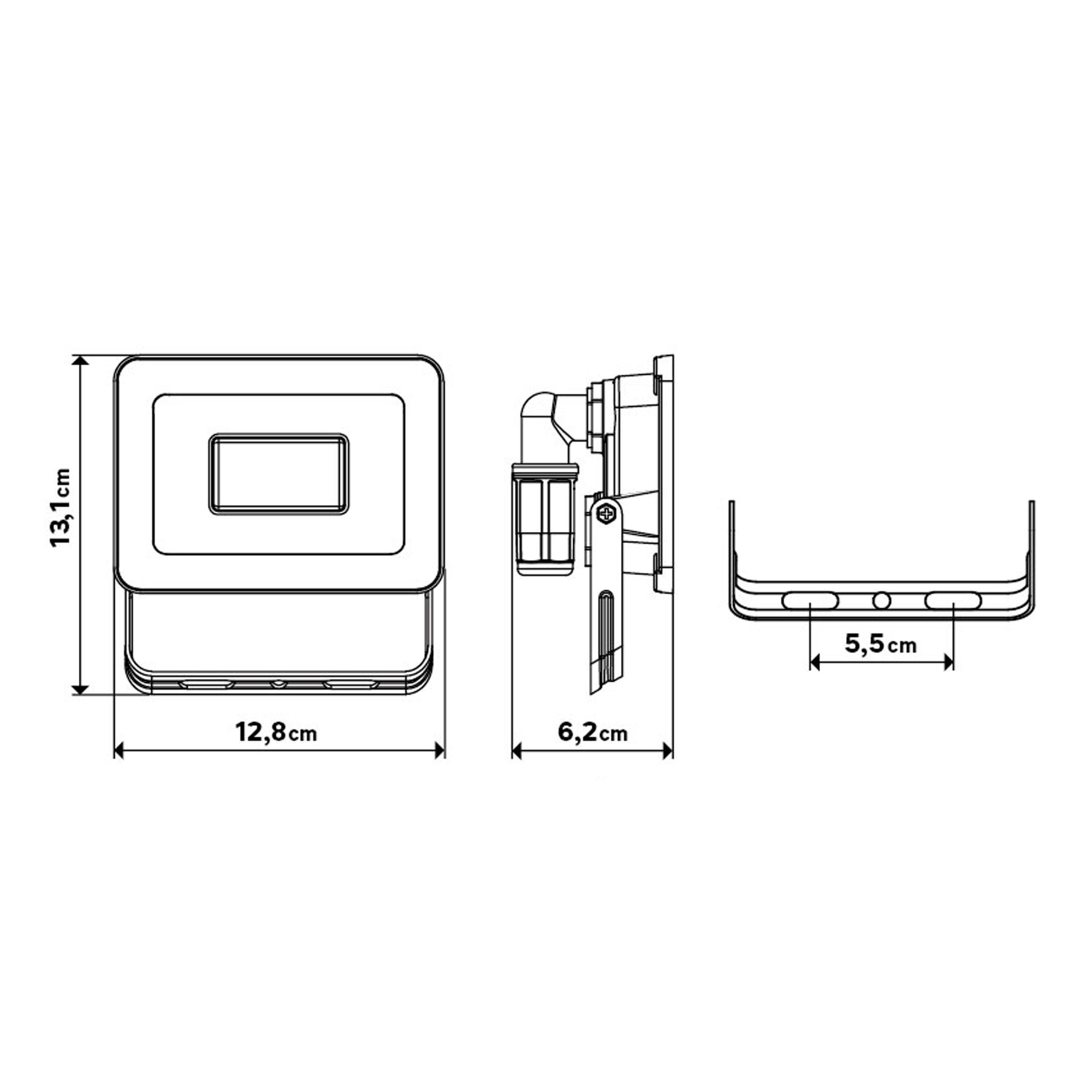 Projecteur extérieur module led 1700 Lm anthracite Yonkers INSPIRE - 7