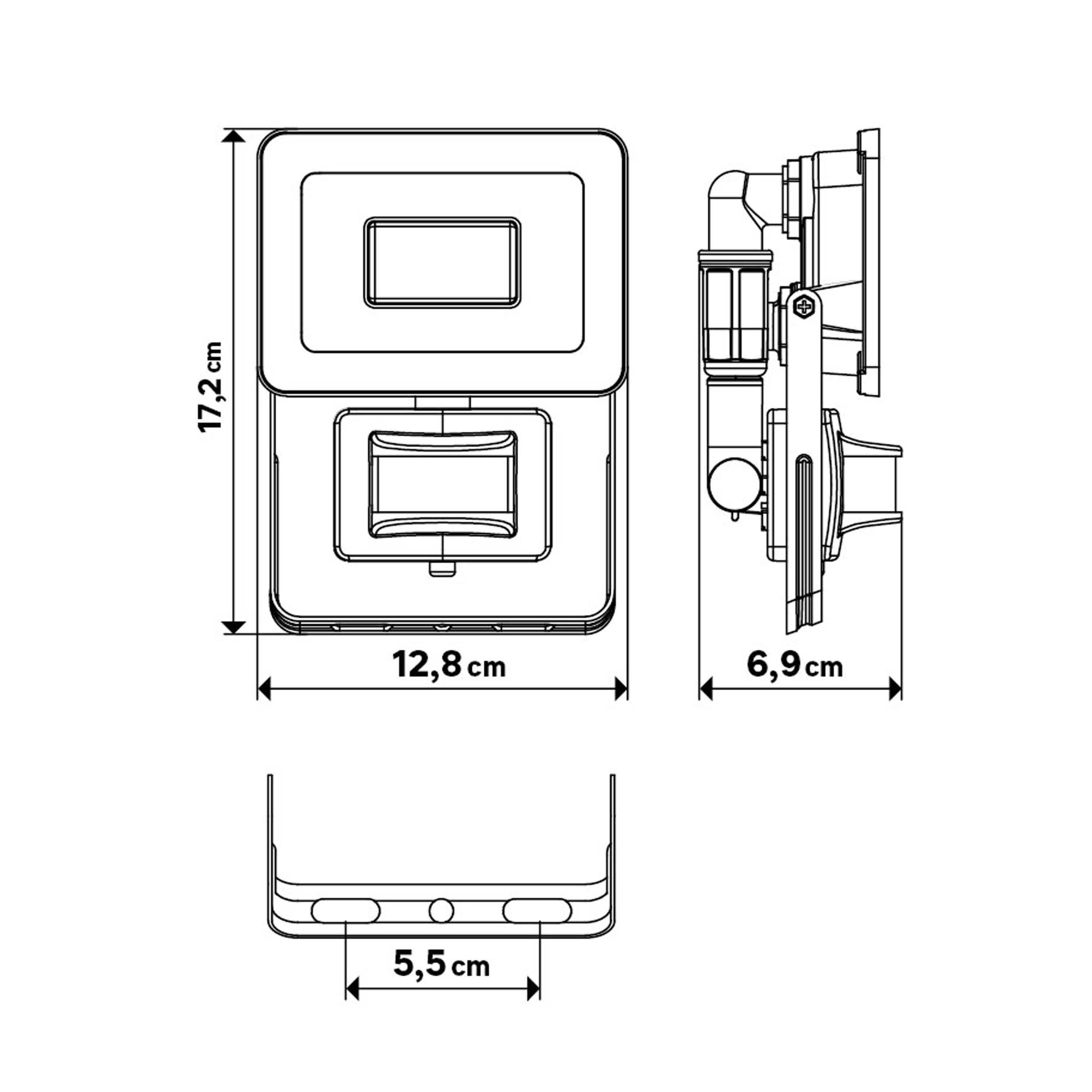 Projecteur avec détecteur extérieur module led 1700 Lm blanc Yonkers INSPIRE - 8